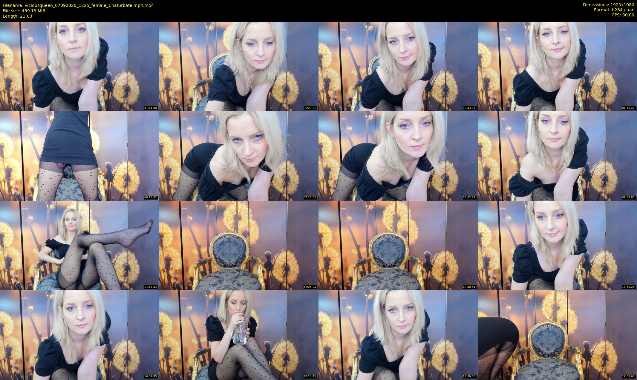 viciousqueen — 22 minute Chaturbate female cam show recording, 1080p, Sep 7, 2020