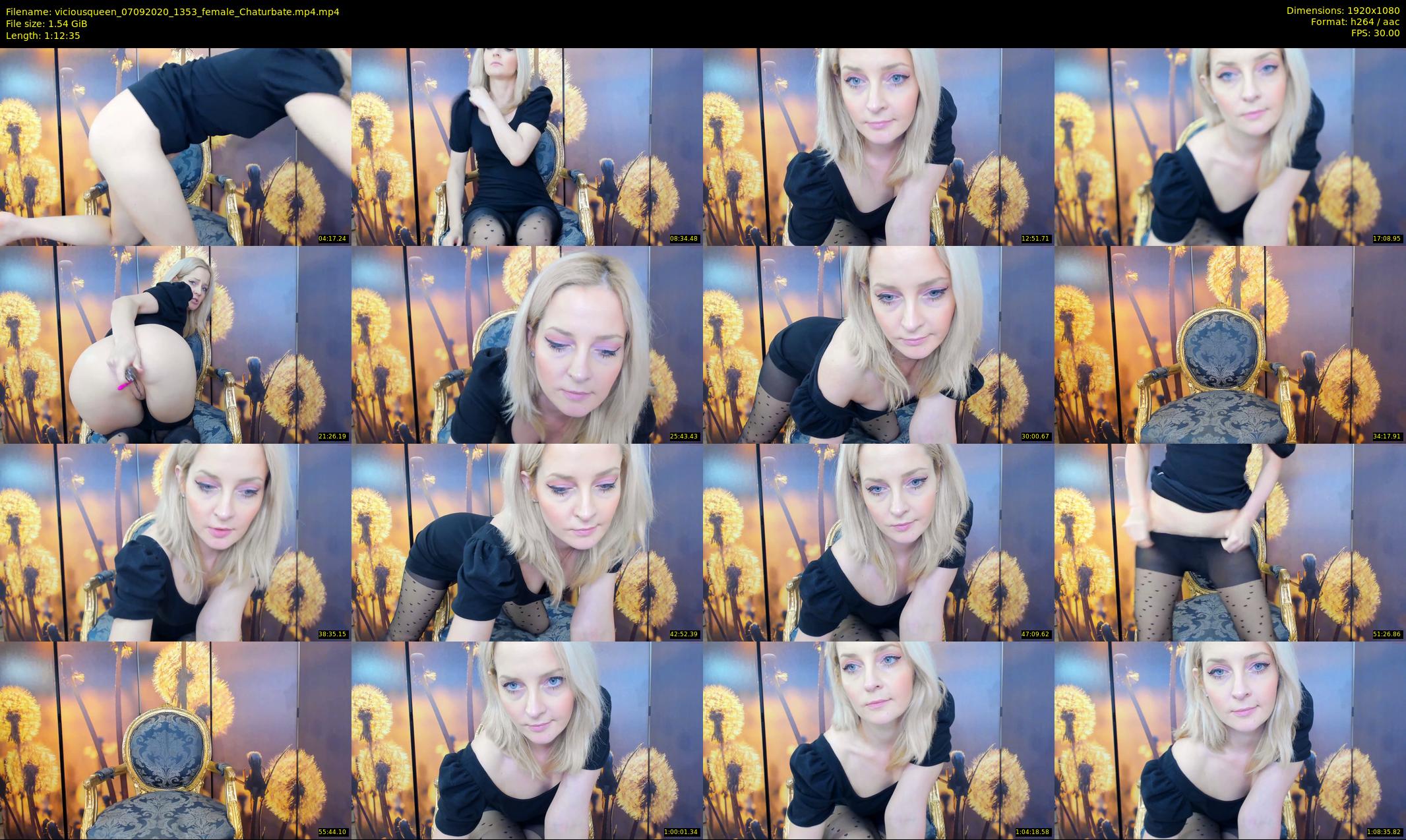 viciousqueen — 73 minute Chaturbate female cam show recording, 1080p, Sep 7, 2020