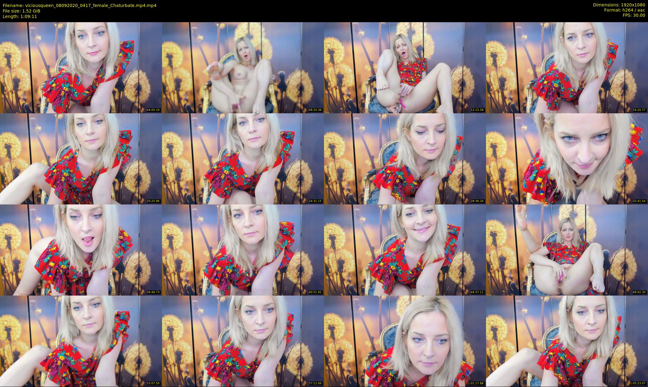 viciousqueen — 70 minute Chaturbate female cam show recording, 1080p, Sep 8, 2020