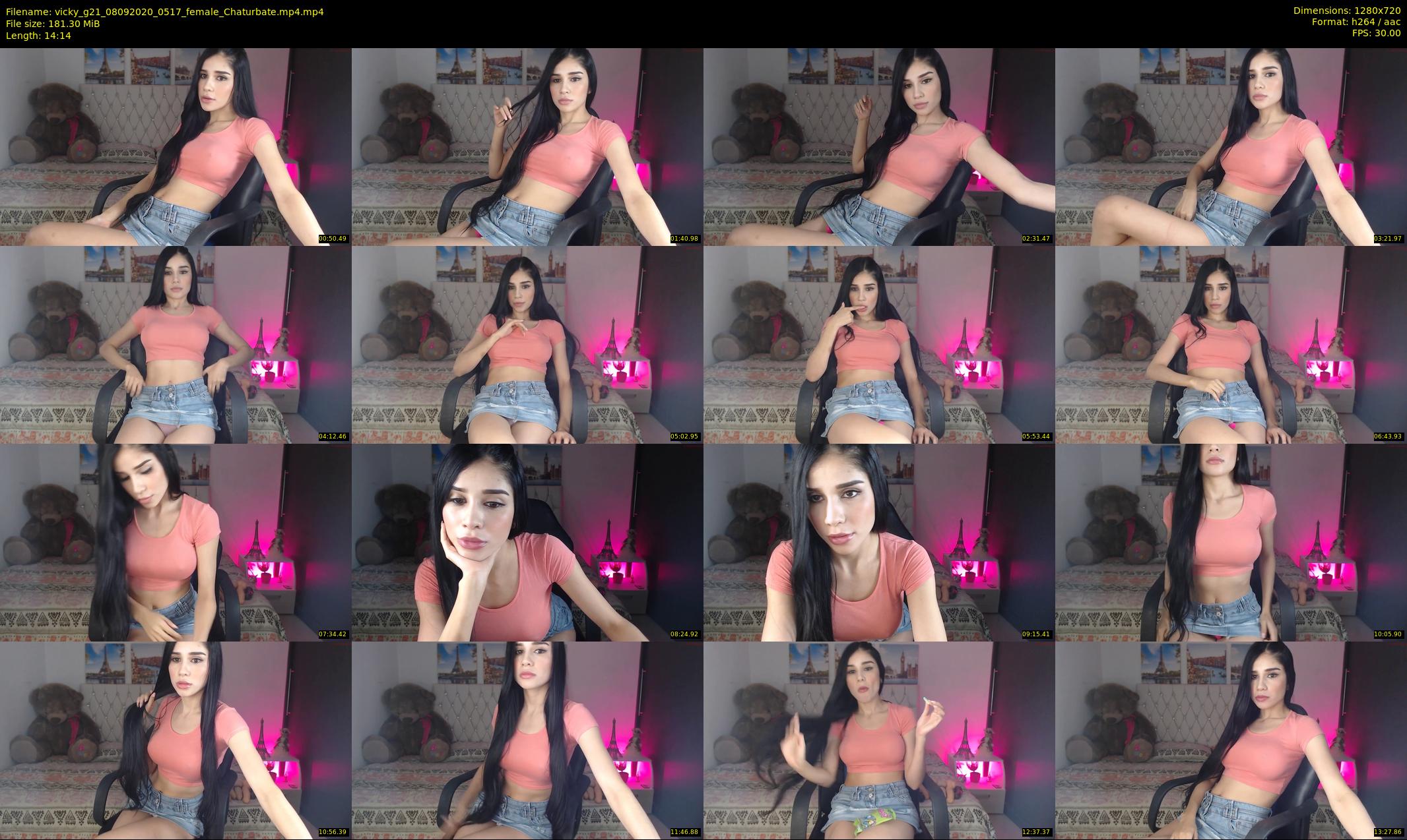 vicky_g21 — 15 minute Chaturbate female cam show recording, 720p, Sep 8, 2020