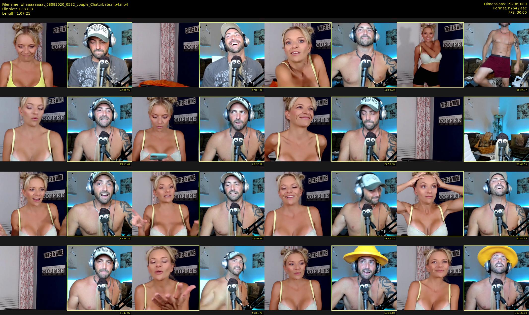 whaaaaaaaat — 68 minute Chaturbate couple cam show recording, 1080p, Sep 8, 2020