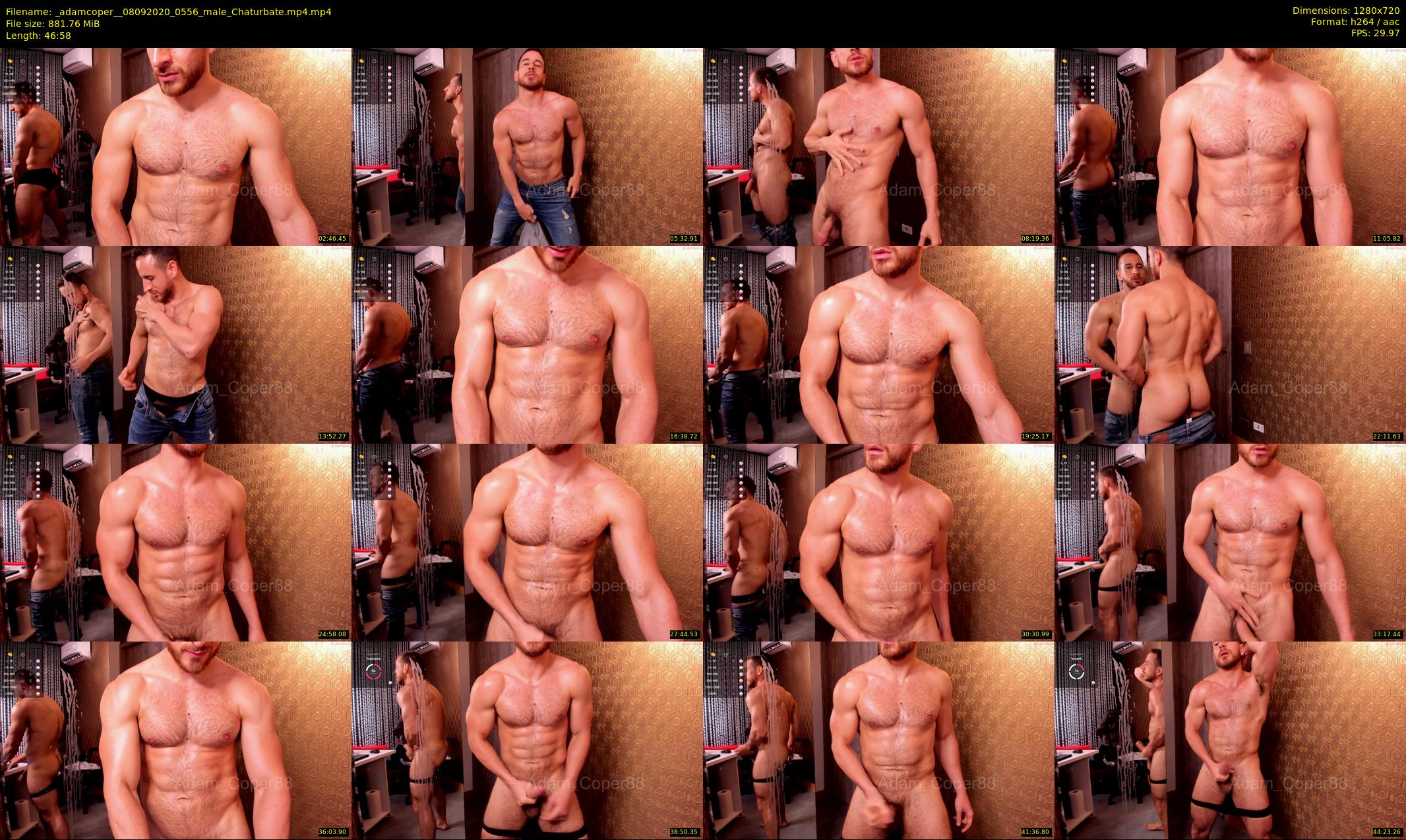 _adamcoper_ — 47 minute Chaturbate male cam show recording, 720p, Sep 8, 2020