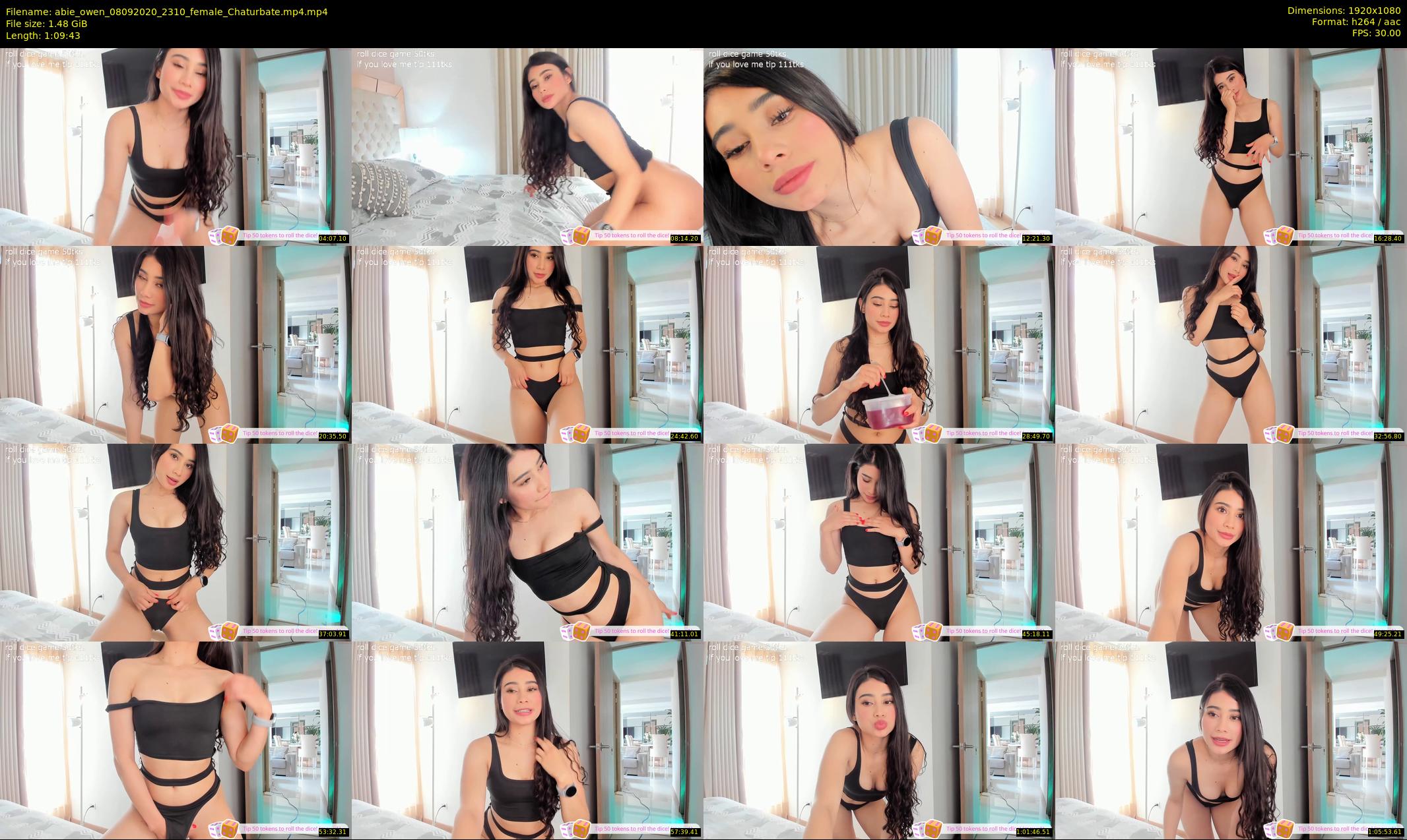 abie_owen — 70 minute Chaturbate female cam show recording, 1080p, Sep 8, 2020