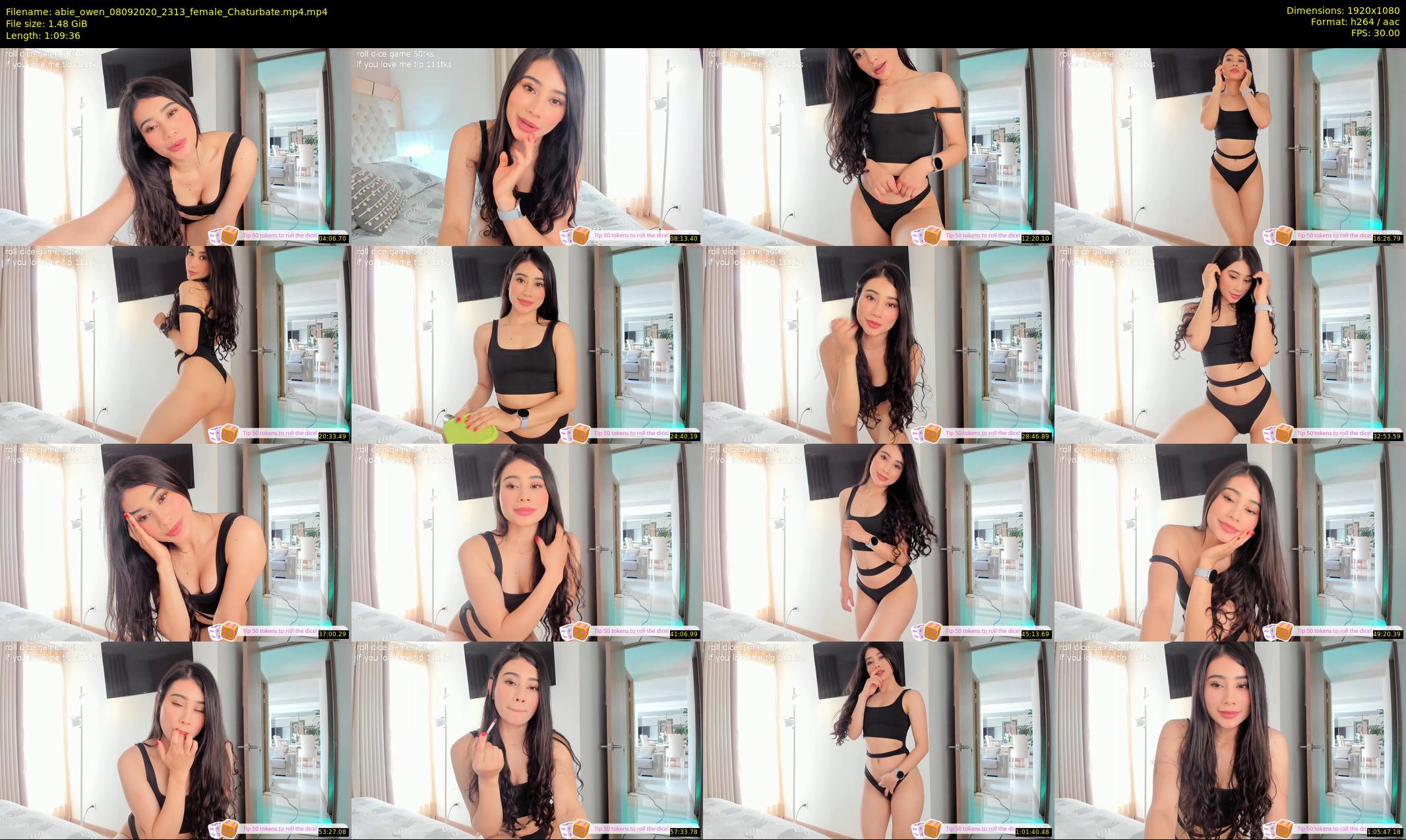 abie_owen — 70 minute Chaturbate female cam show recording, 1080p, Sep 8, 2020