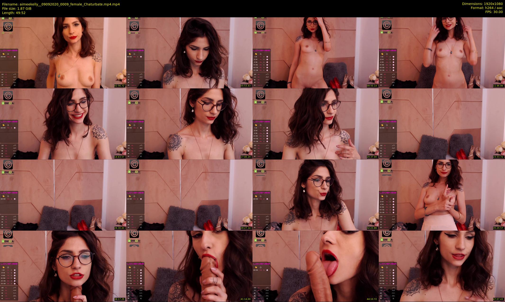 aimeekelly_ — 50 minute Chaturbate female cam show recording, 1080p, Sep 9, 2020