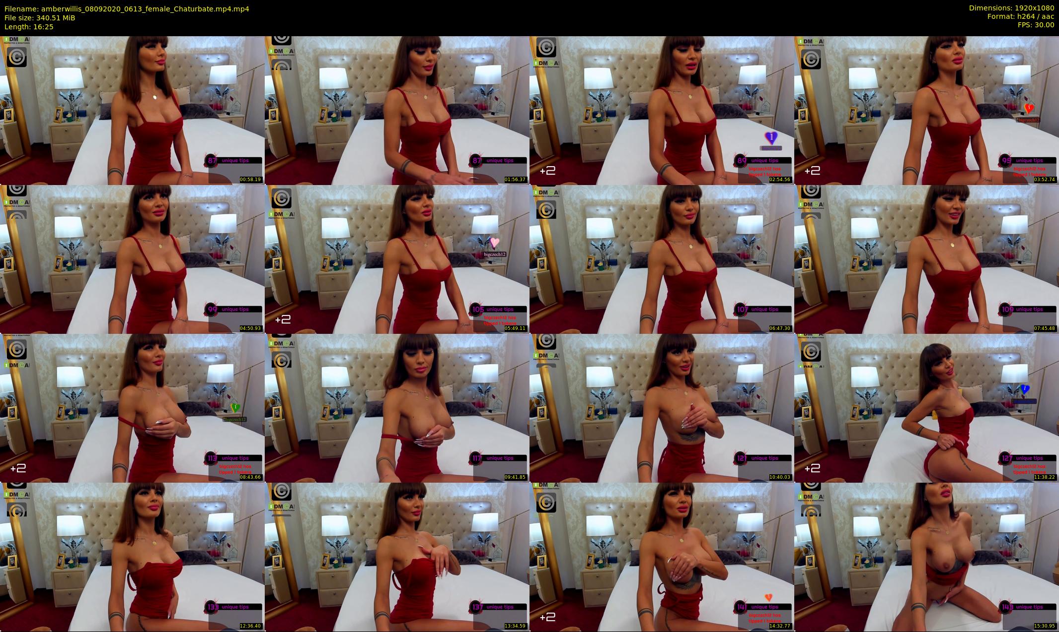 amberwillis — 17 minute Chaturbate female cam show recording, 1080p, Sep 8, 2020