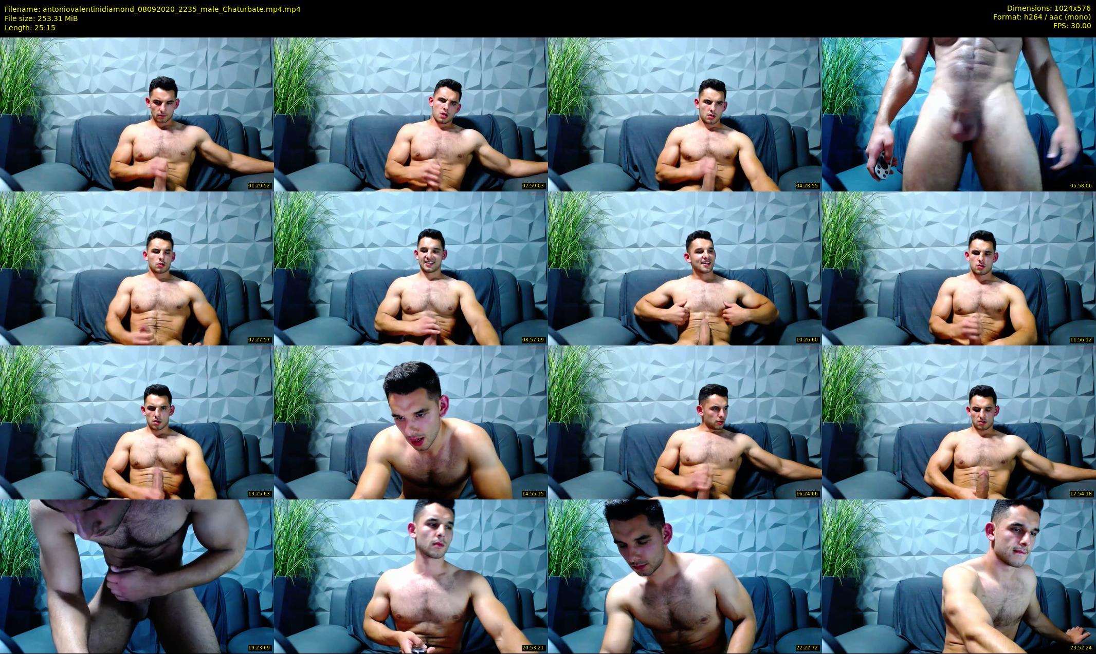 antoniovalentinidiamond — 26 minute Chaturbate male cam show recording, 480p, Sep 8, 2020