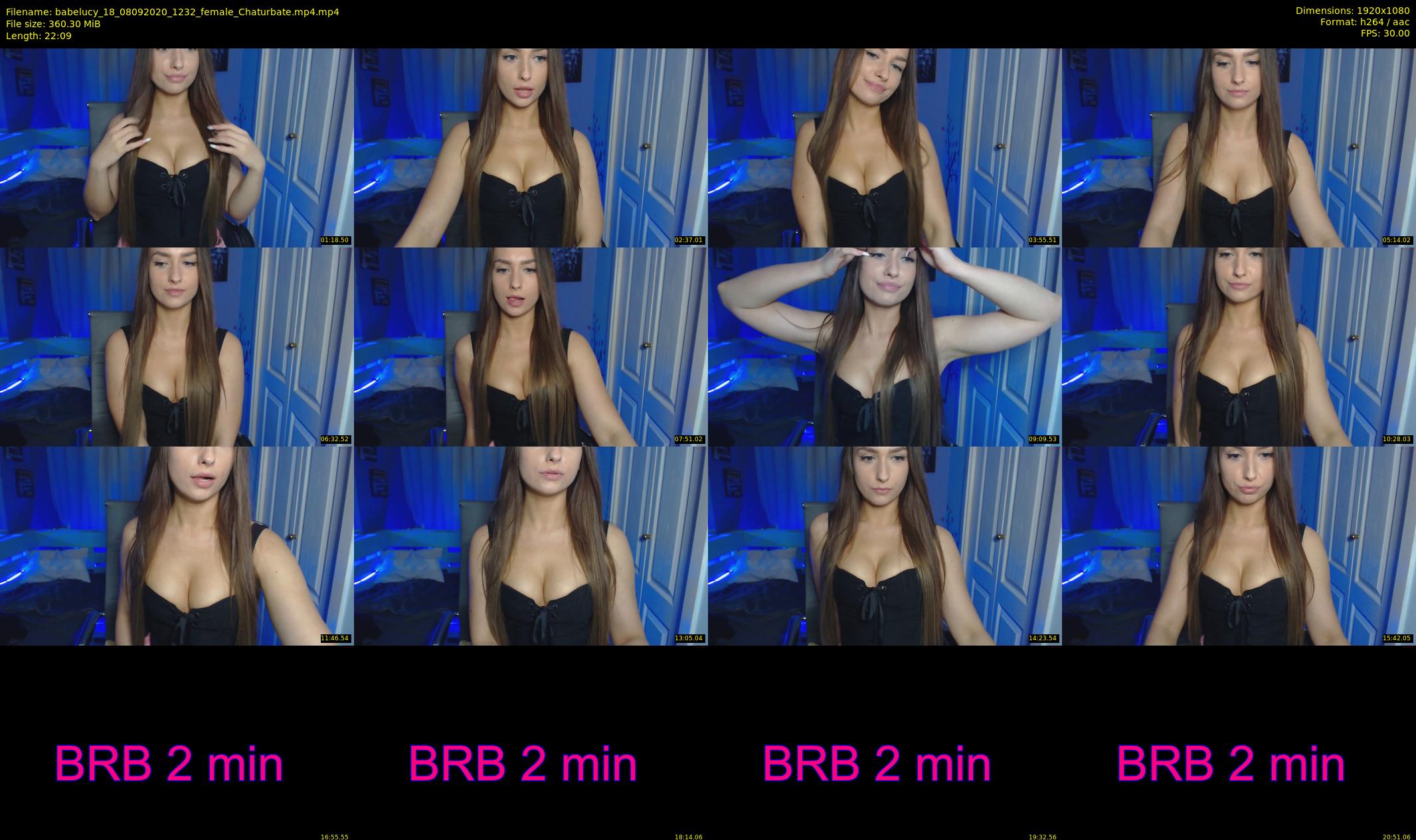 babelucy_18 — 23 minute Chaturbate female cam show recording, 1080p, Sep 8, 2020
