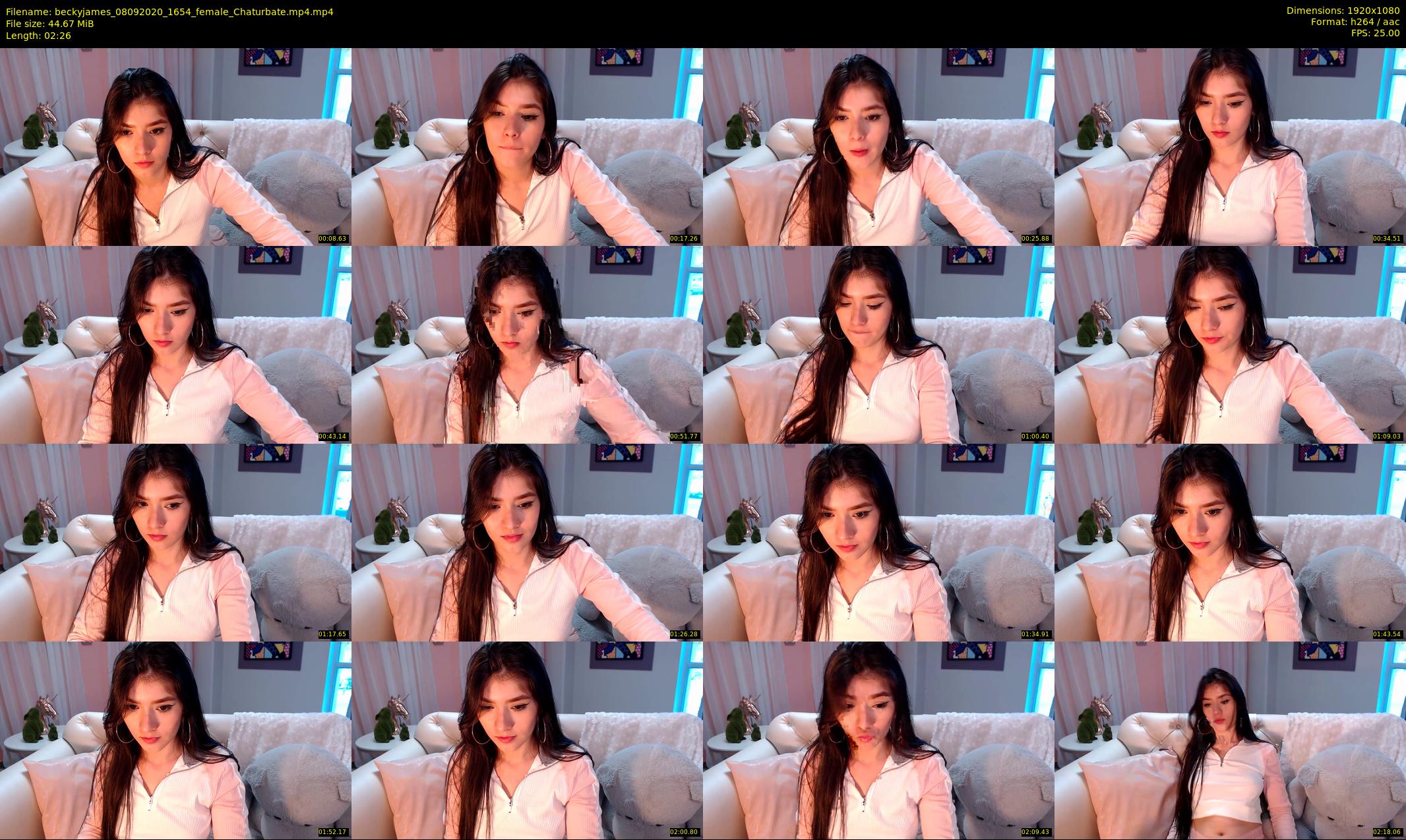 beckyjames — 3 minute Chaturbate female cam show recording, 1080p, Sep 8, 2020