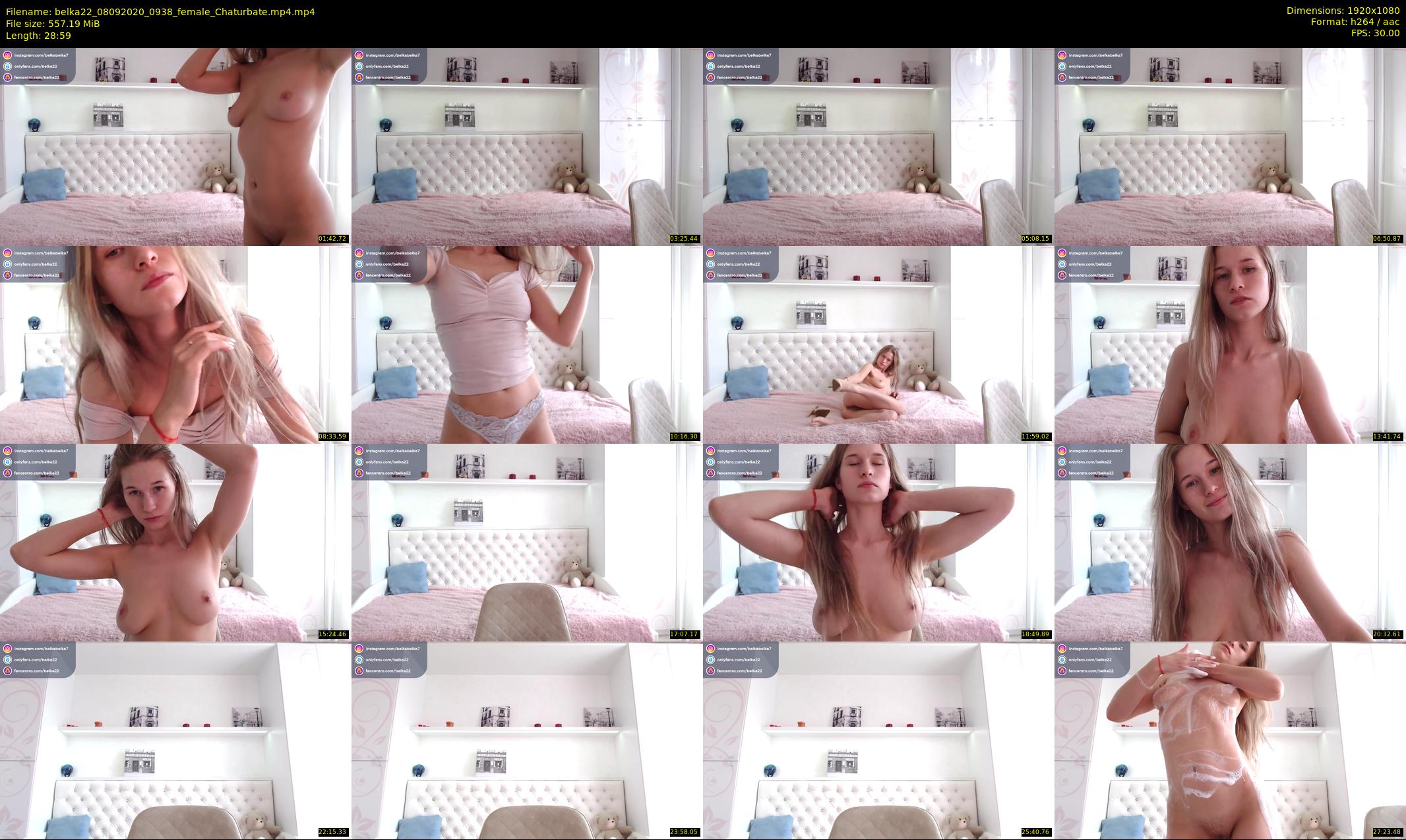 belka22 — 29 minute Chaturbate female cam show recording, 1080p, Sep 8, 2020