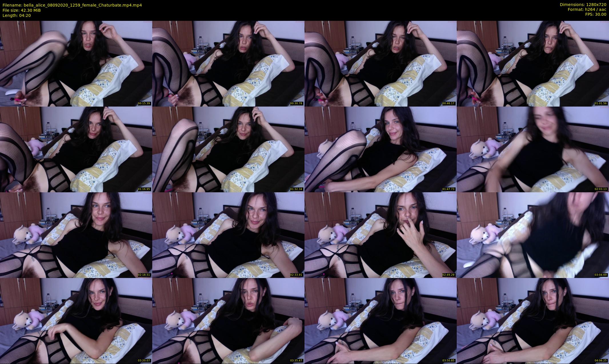 bella_alice — 5 minute Chaturbate female cam show recording, 720p, Sep 8, 2020