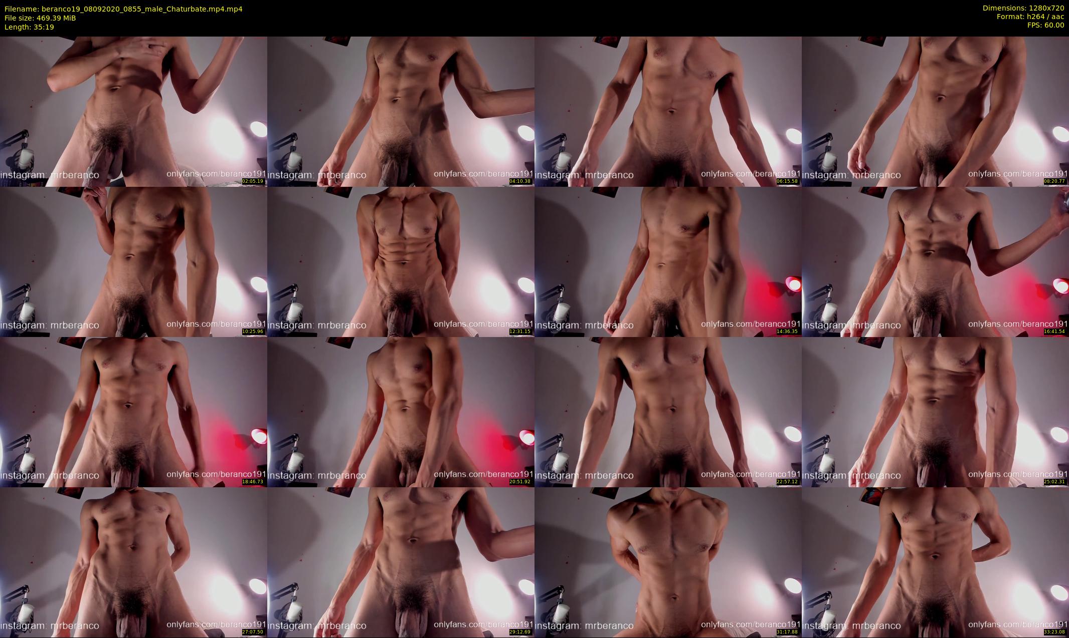 beranco19 — 36 minute Chaturbate male cam show recording, 720p, Sep 8, 2020