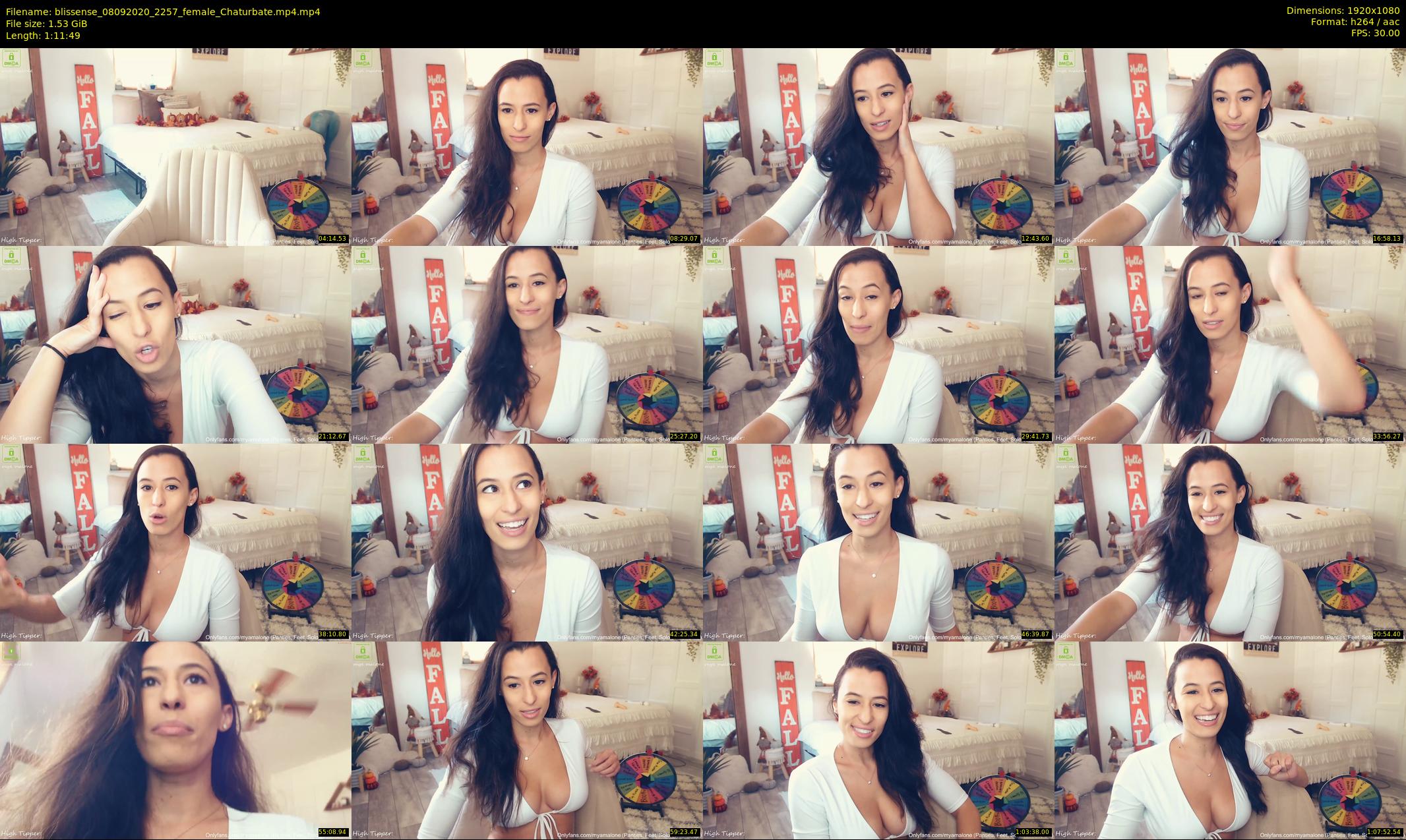 blissense — 72 minute Chaturbate female cam show recording, 1080p, Sep 8, 2020