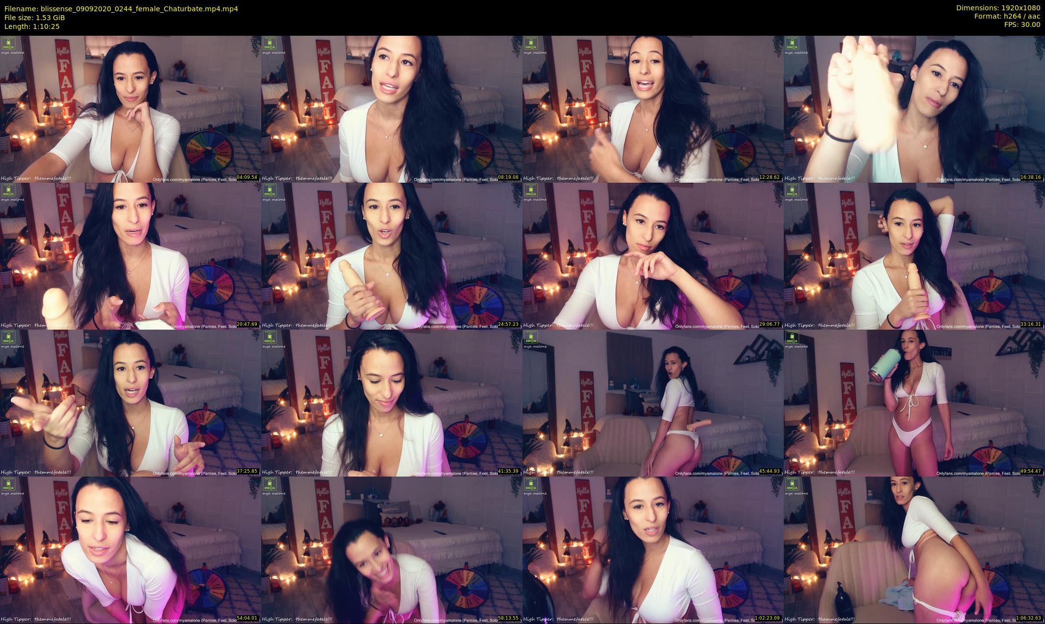 blissense — 71 minute Chaturbate female cam show recording, 1080p, Sep 9, 2020