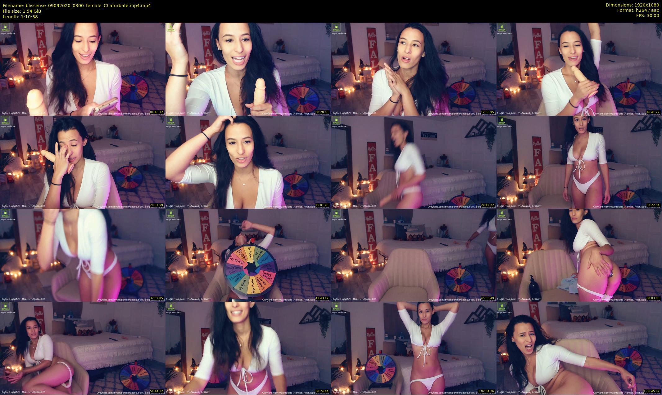 blissense — 71 minute Chaturbate female cam show recording, 1080p, Sep 9, 2020
