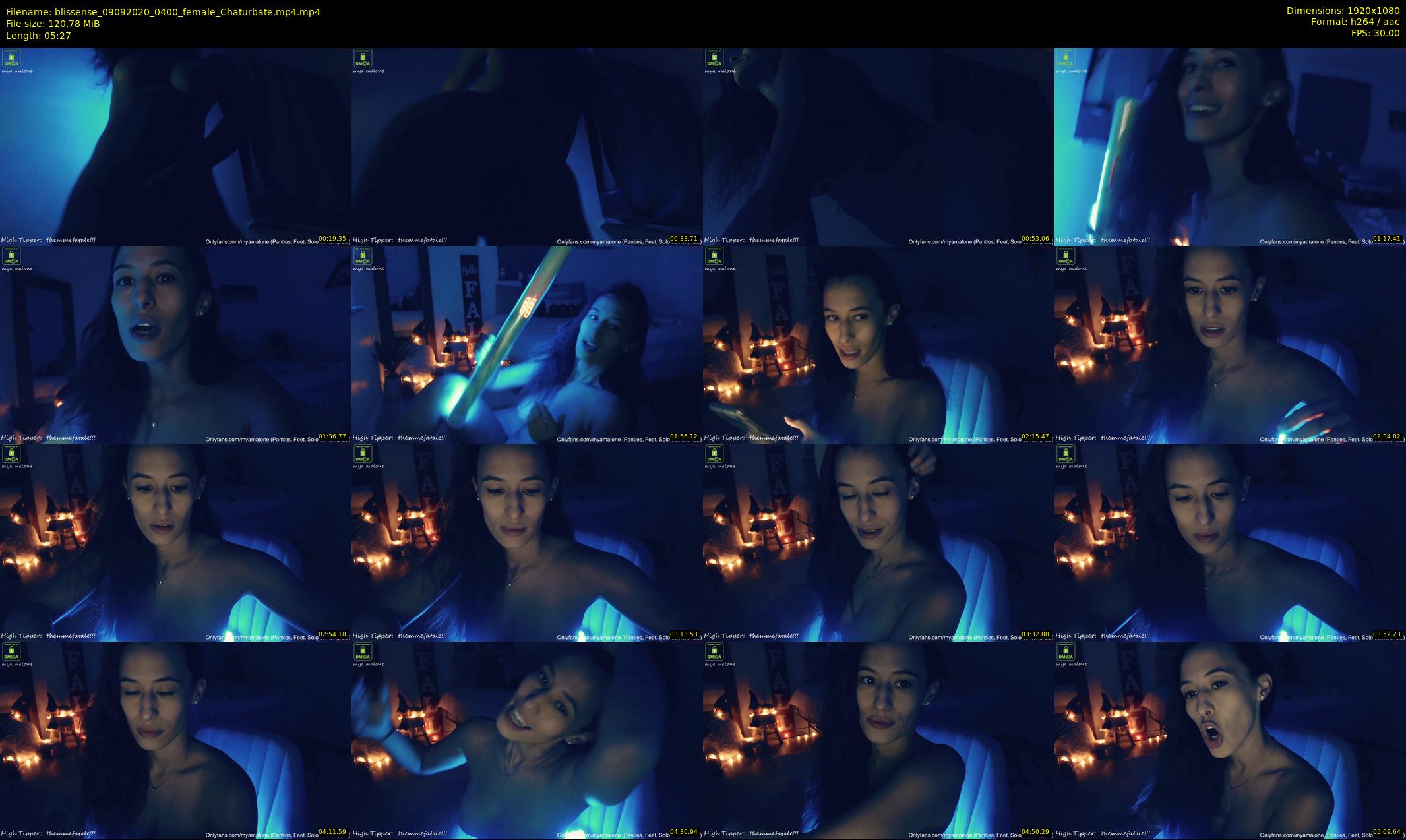 blissense — 6 minute Chaturbate female cam show recording, 1080p, Sep 9, 2020