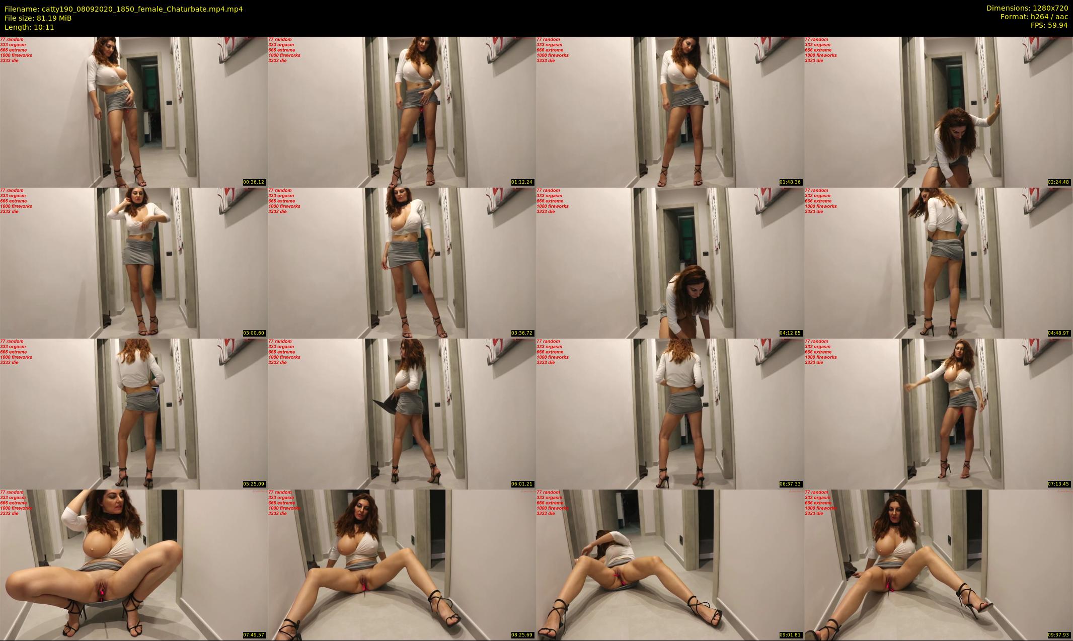 catty190 — 11 minute Chaturbate female cam show recording, 720p, Sep 8, 2020