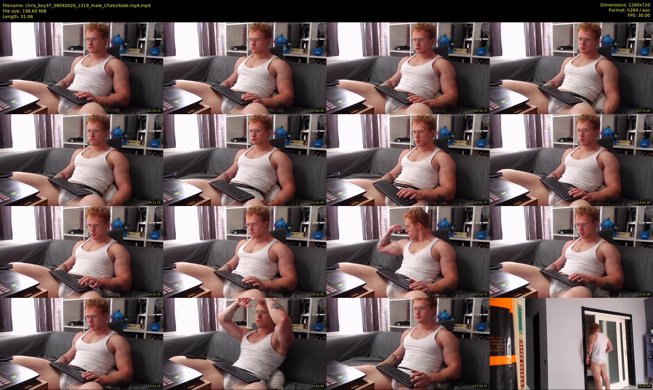 chris_boy37 — 32 minute Chaturbate male cam show recording, 720p, Sep 8, 2020
