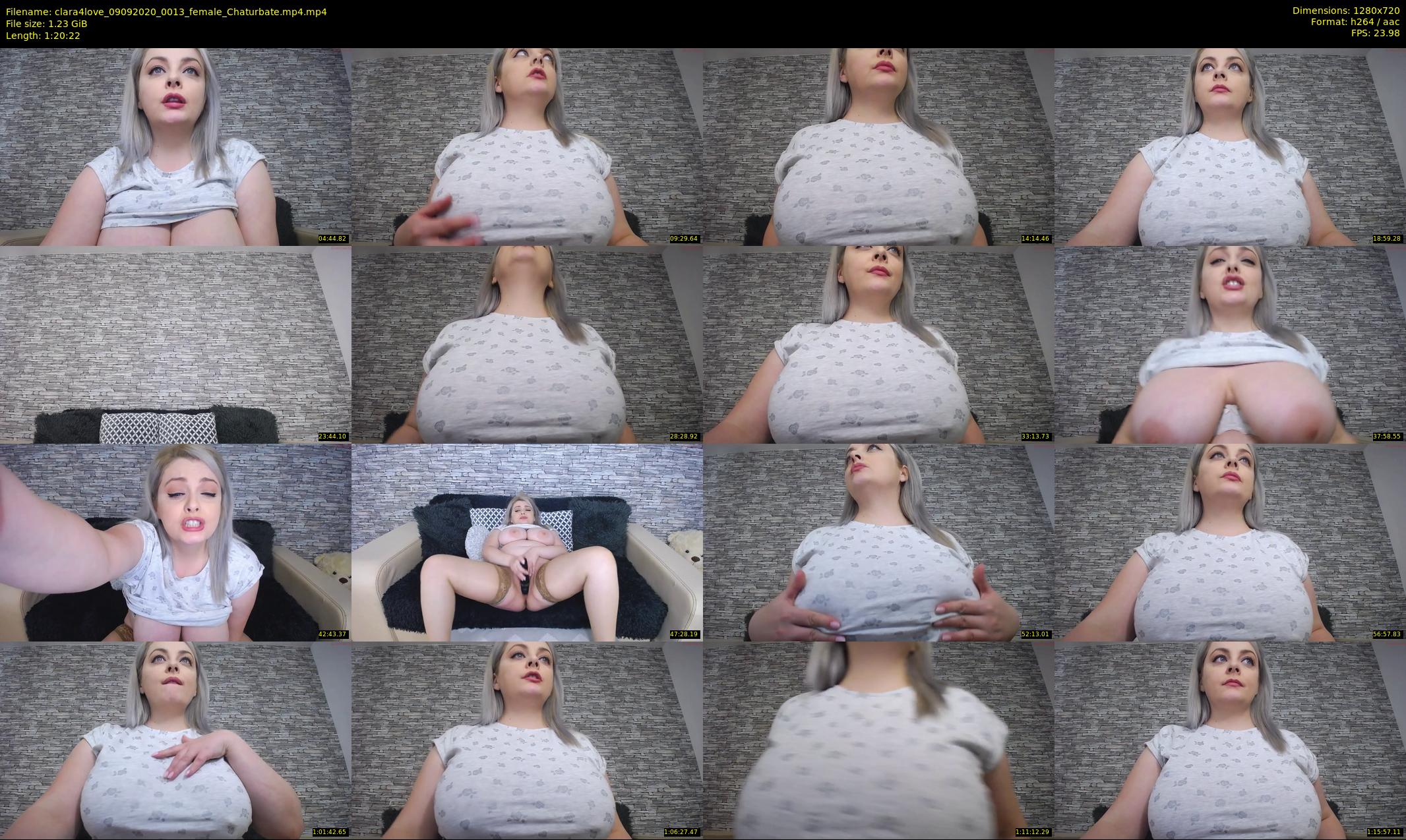 clara4love — 81 minute Chaturbate female cam show recording, 720p, Sep 9, 2020