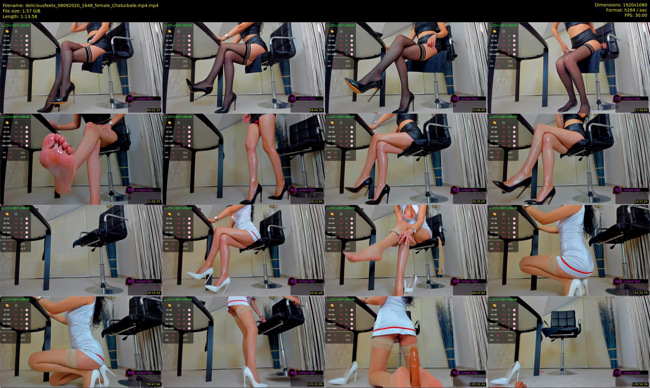 deliciousfeetx — 74 minute Chaturbate female cam show recording, 1080p, Sep 8, 2020