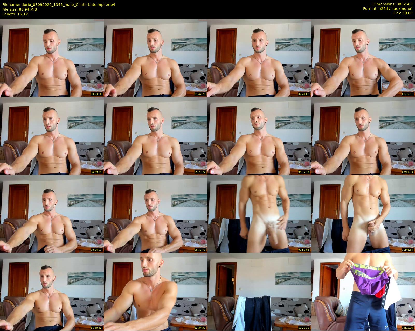 durio — 16 minute Chaturbate male cam show recording, 480p, Sep 8, 2020