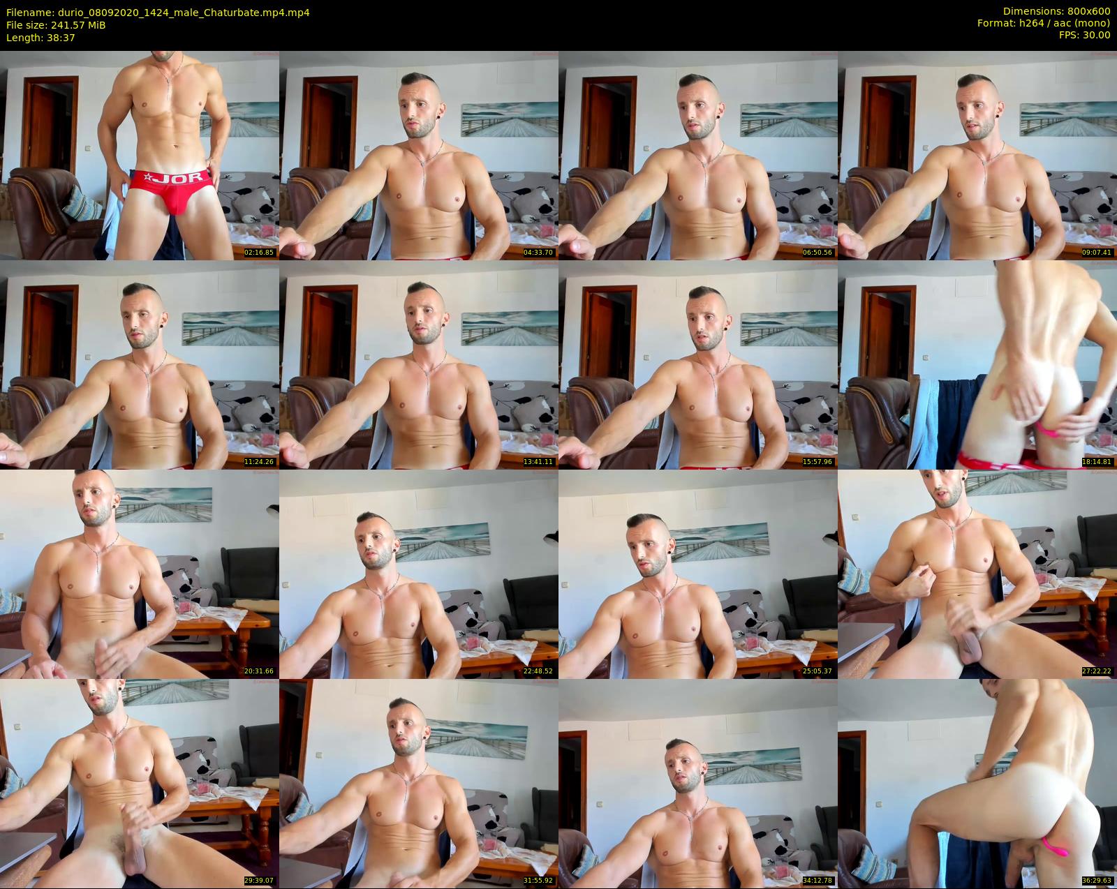 durio — 39 minute Chaturbate male cam show recording, 480p, Sep 8, 2020