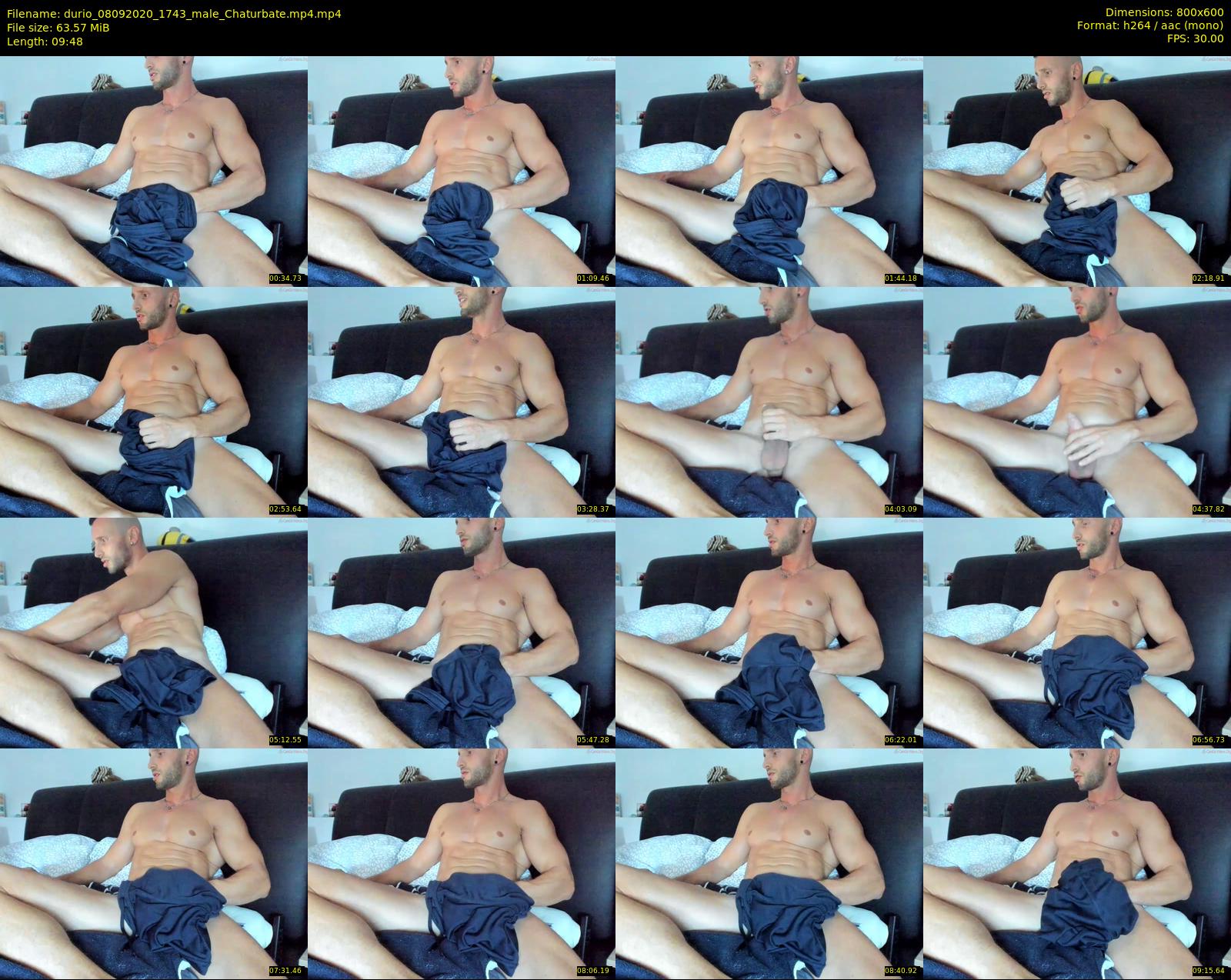 durio — 10 minute Chaturbate male cam show recording, 480p, Sep 8, 2020