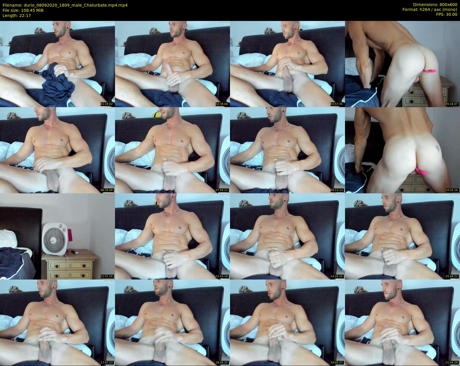 durio — 23 minute Chaturbate male cam show recording, 480p, Sep 8, 2020