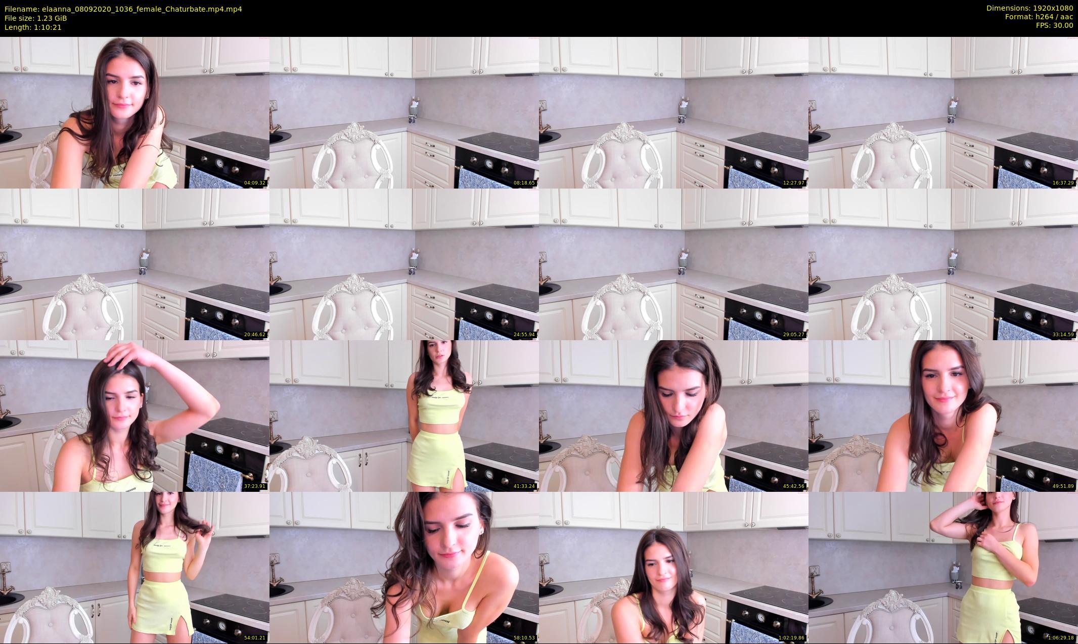 elaanna — 71 minute Chaturbate female cam show recording, 1080p, Sep 8, 2020