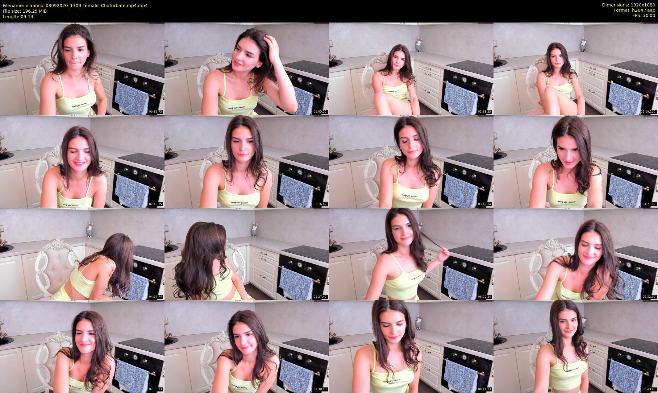 elaanna — 10 minute Chaturbate female cam show recording, 1080p, Sep 8, 2020