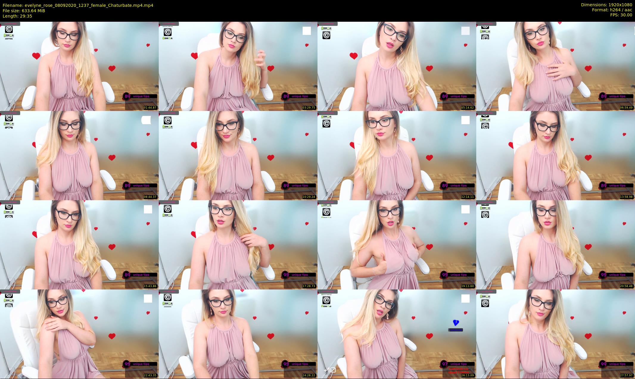 evelyne_rose — 30 minute Chaturbate female cam show recording, 1080p, Sep 8, 2020