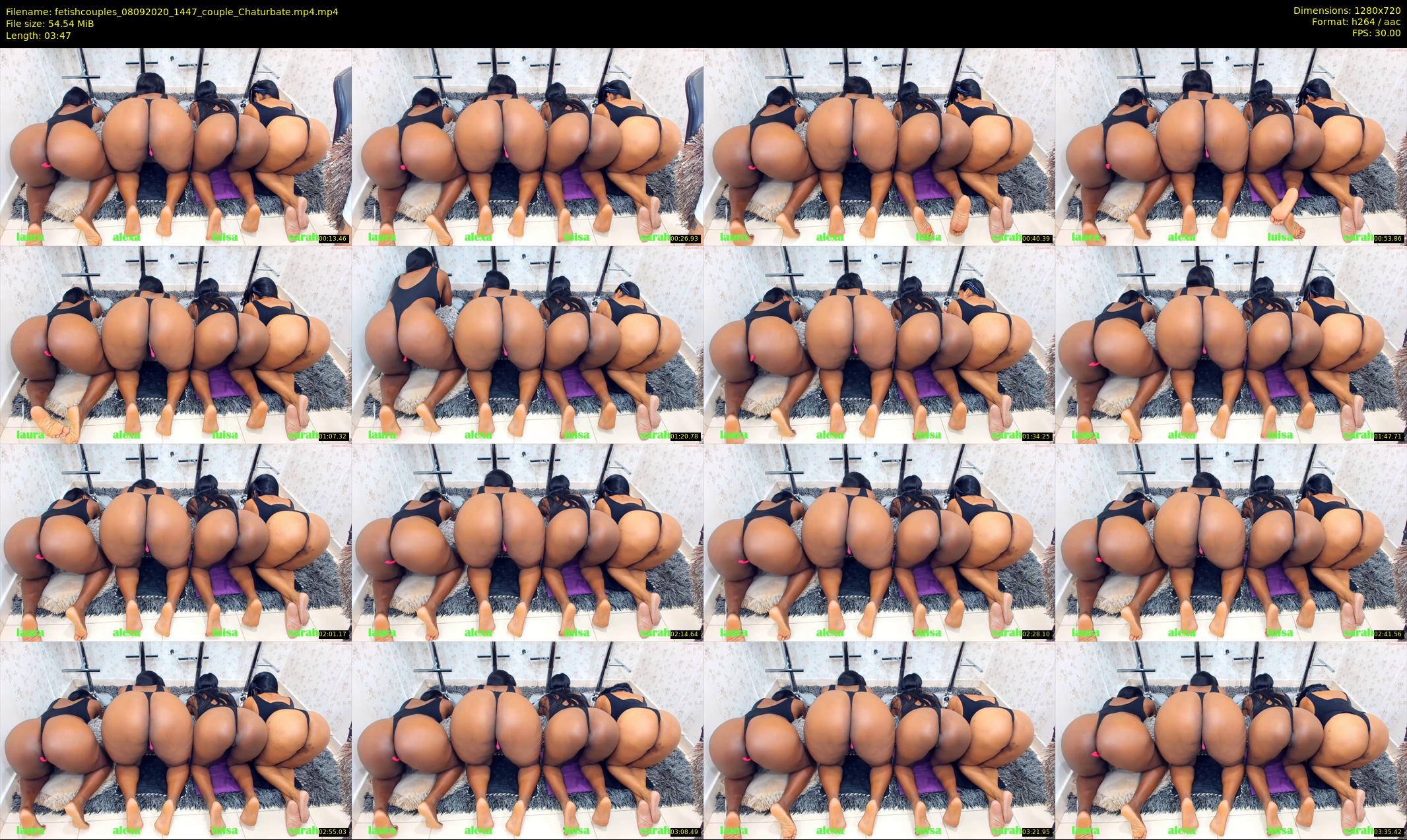 fetishcouples — 4 minute Chaturbate couple cam show recording, 720p, Sep 8, 2020