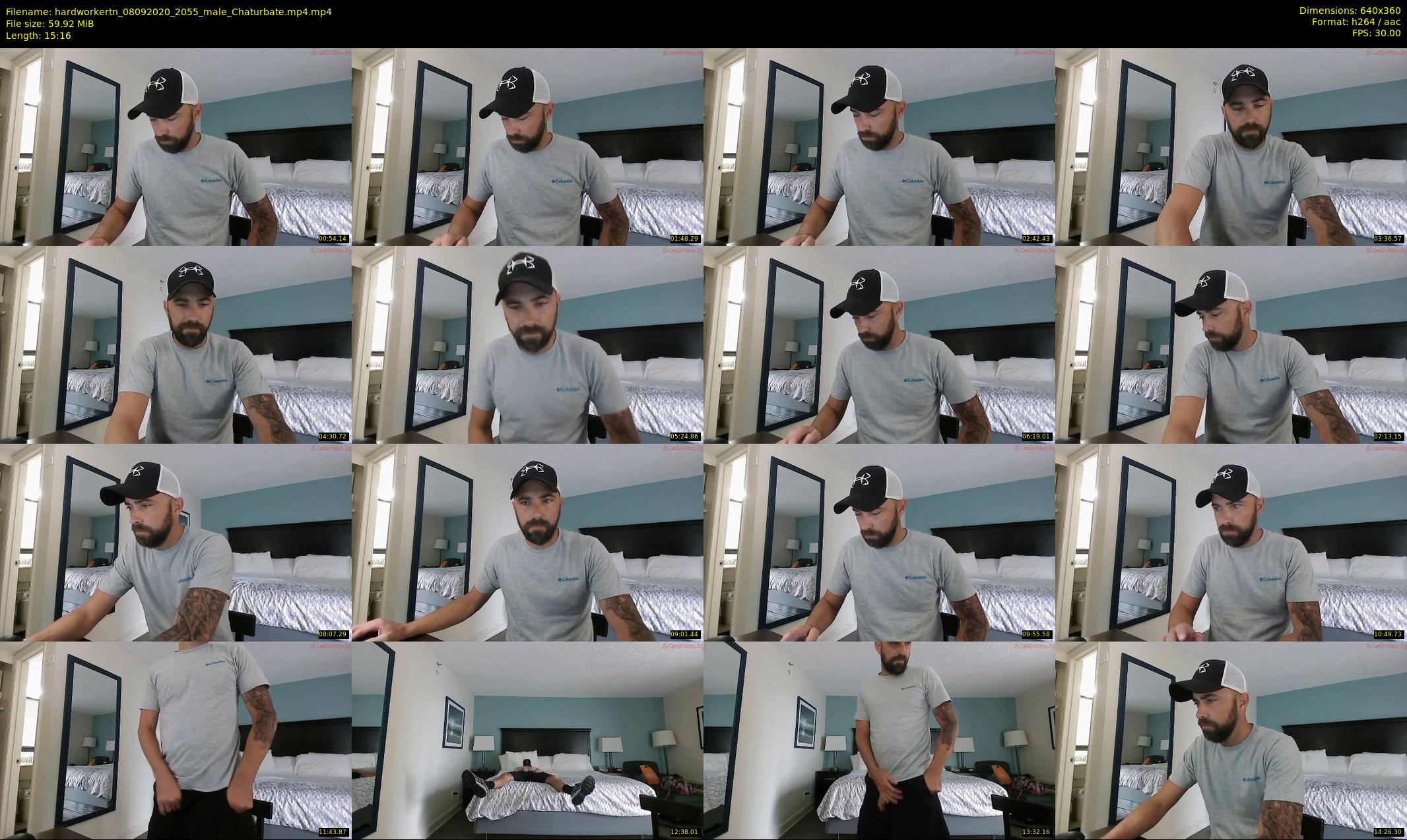 hardworkertn — 16 minute Chaturbate male cam show recording, 360p, Sep 8, 2020