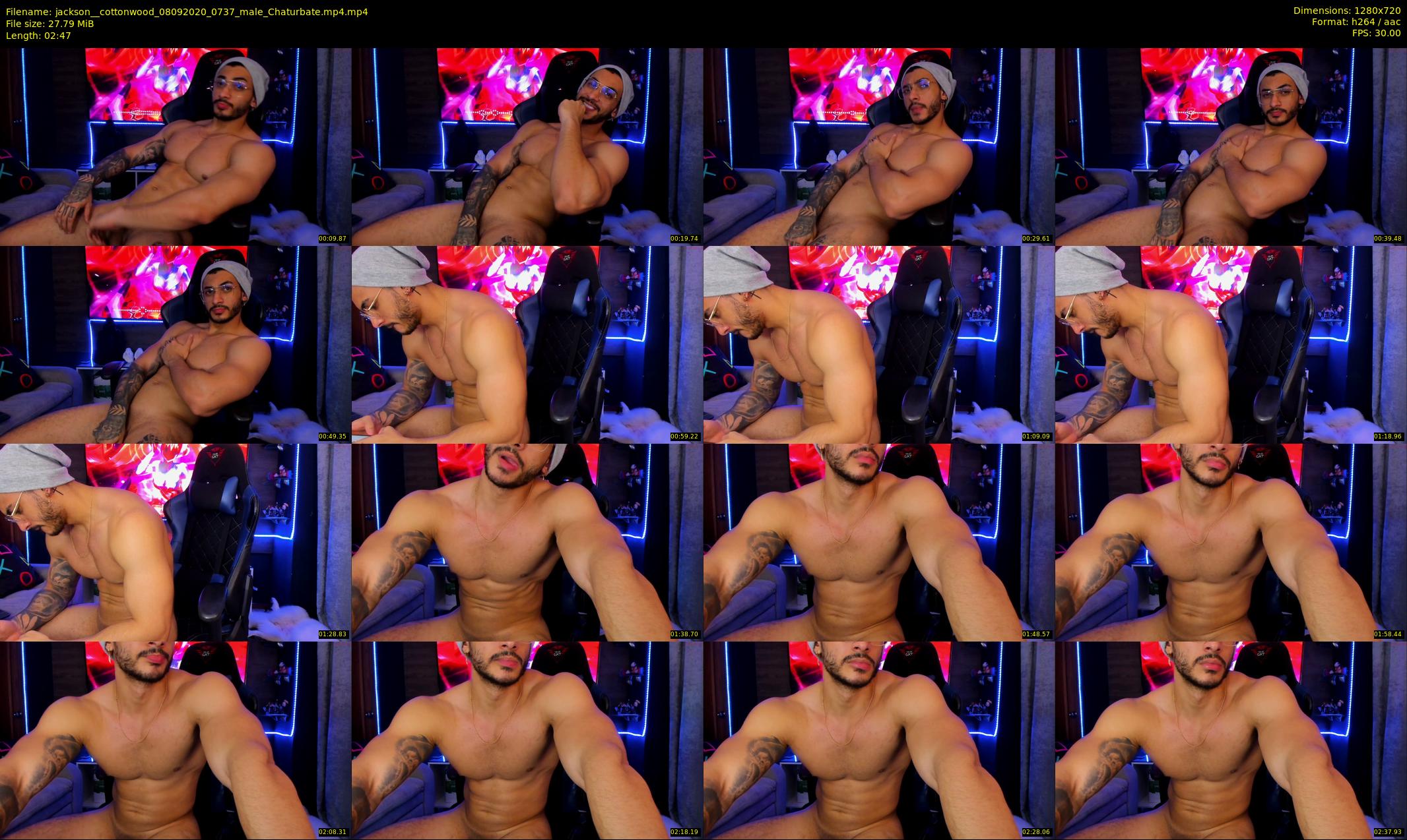 jackson__cottonwood — 3 minute Chaturbate male cam show recording, 720p, Sep 8, 2020