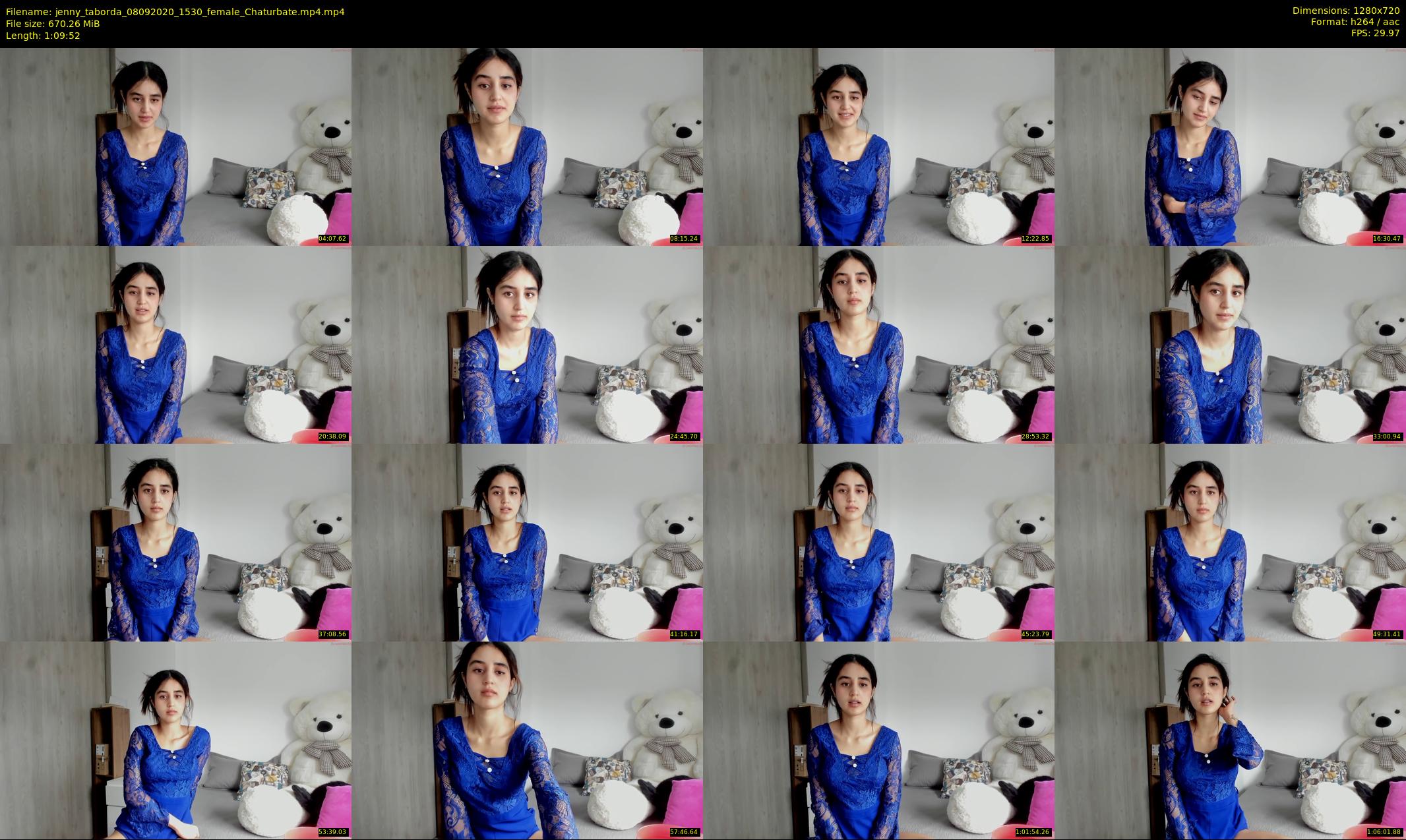 jenny_taborda — 70 minute Chaturbate female cam show recording, 720p, Sep 8, 2020