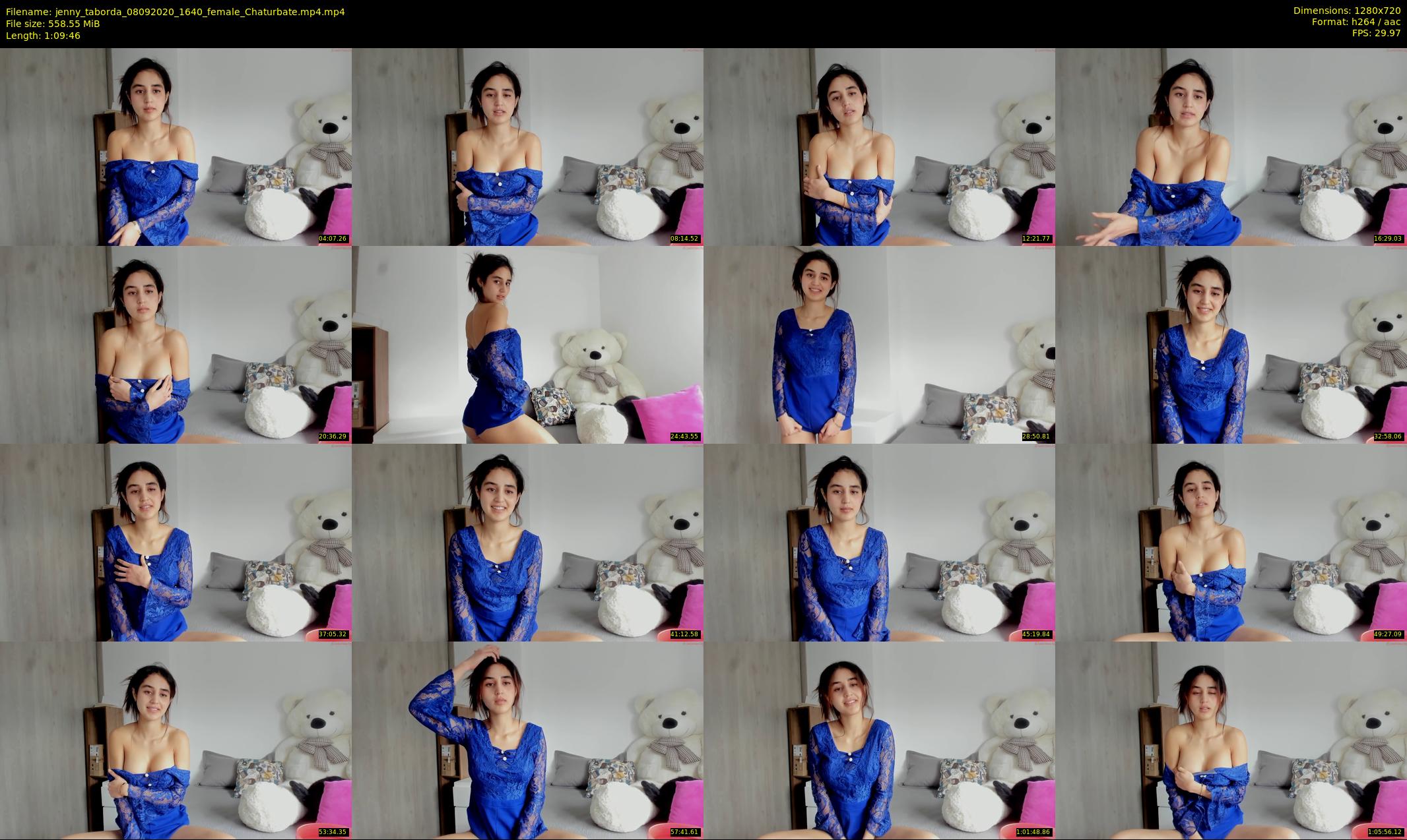 jenny_taborda — 70 minute Chaturbate female cam show recording, 720p, Sep 8, 2020