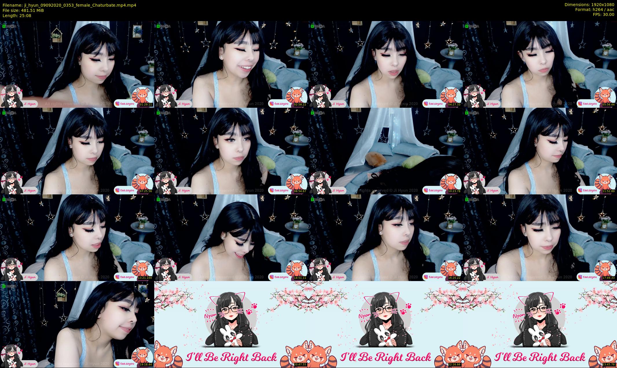 ji_hyun — 26 minute Chaturbate female cam show recording, 1080p, Sep 9, 2020