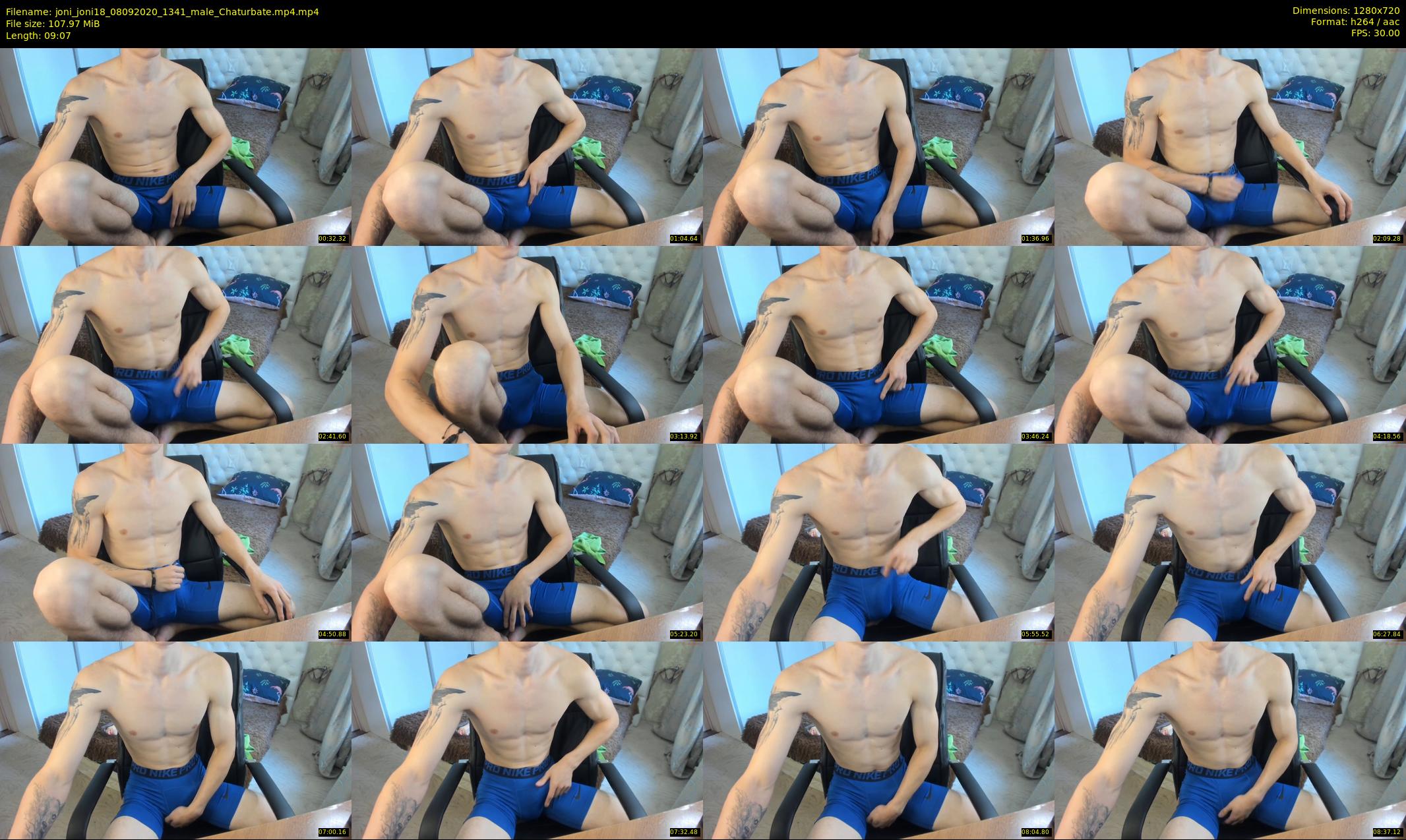 joni_joni18 — 10 minute Chaturbate male cam show recording, 720p, Sep 8, 2020