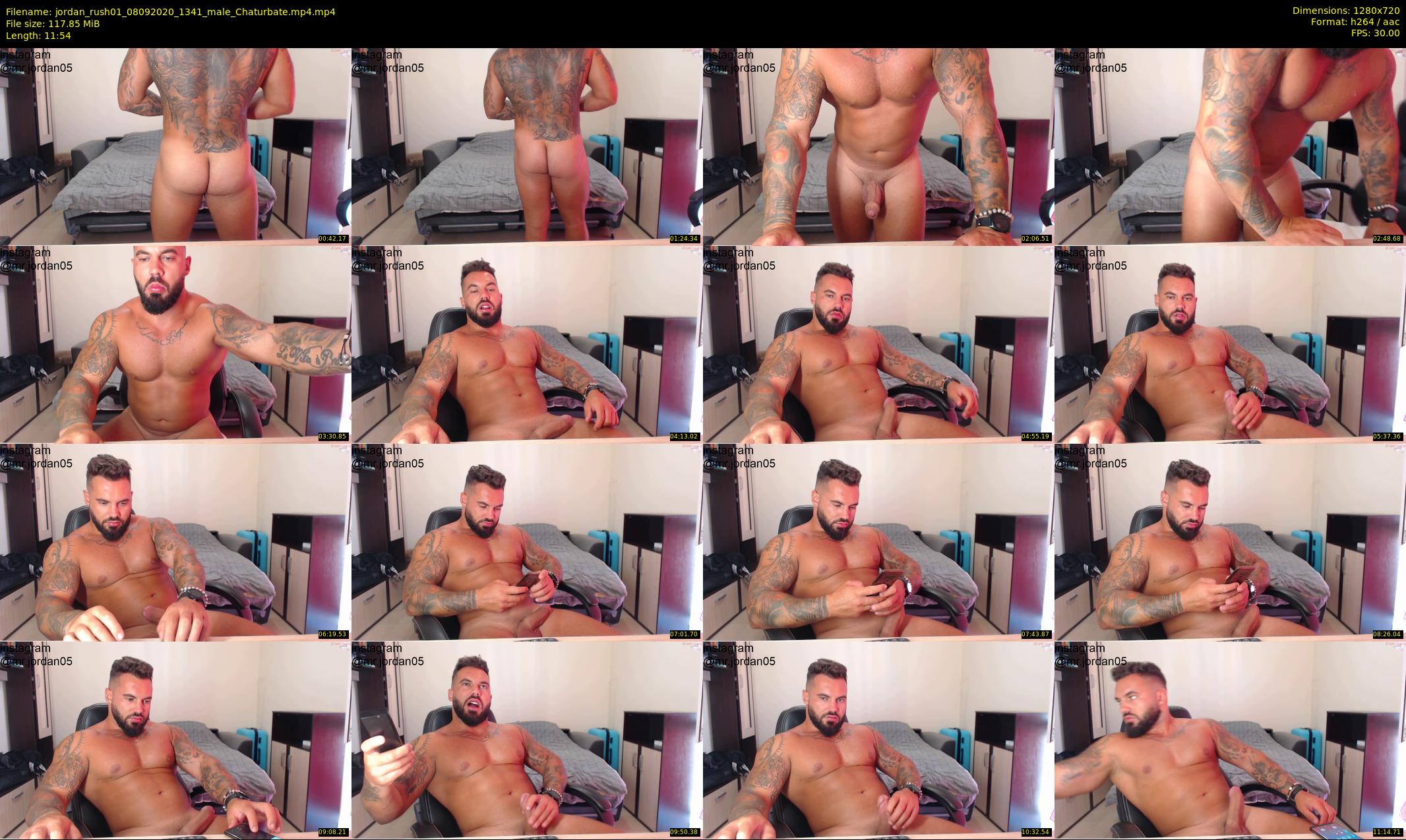 jordan_rush01 — 12 minute Chaturbate male cam show recording, 720p, Sep 8, 2020