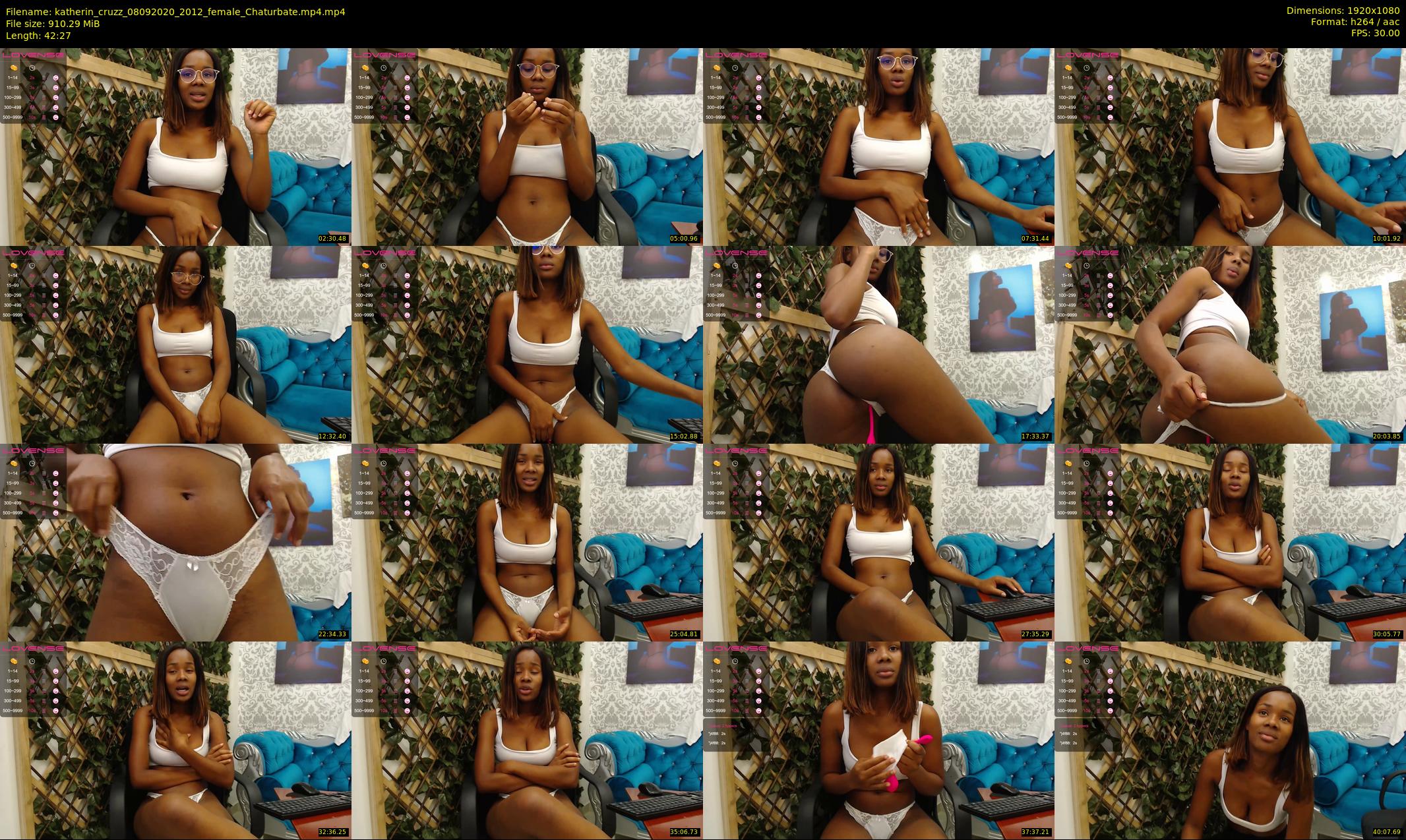 katherin_cruzz — 43 minute Chaturbate female cam show recording, 1080p, Sep 8, 2020