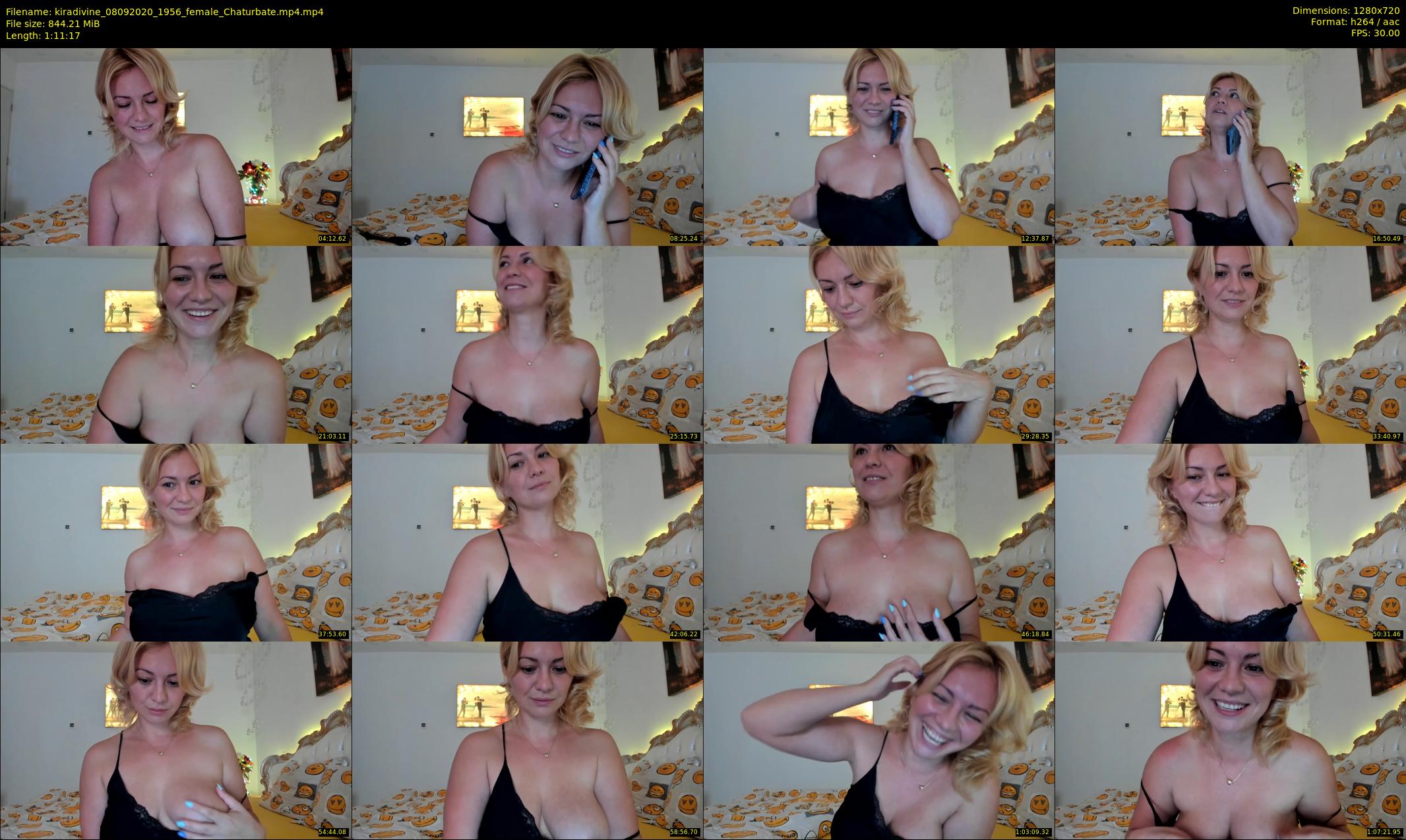 kiradivine — 72 minute Chaturbate female cam show recording, 720p, Sep 8, 2020
