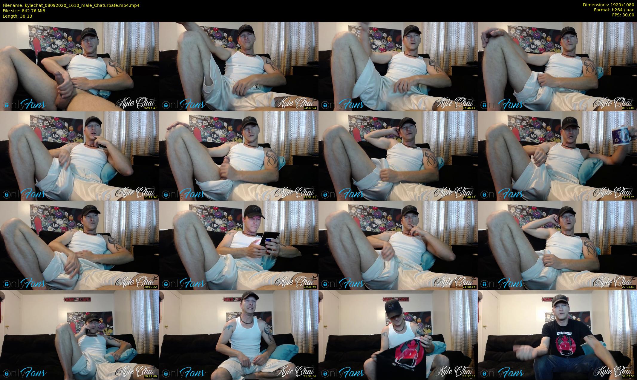 kylechat — 39 minute Chaturbate male cam show recording, 1080p, Sep 8, 2020