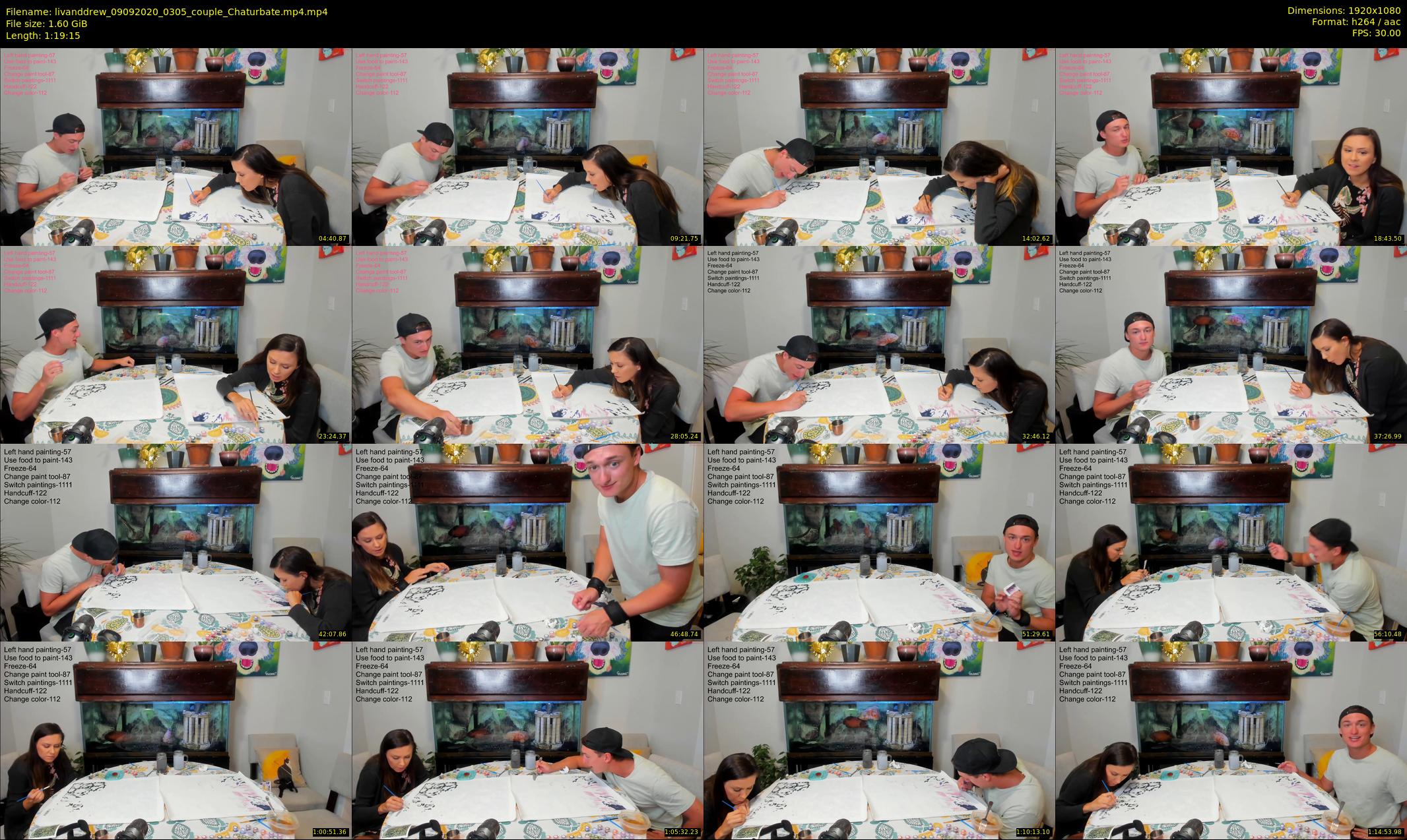livanddrew — 80 minute Chaturbate couple cam show recording, 1080p, Sep 9, 2020