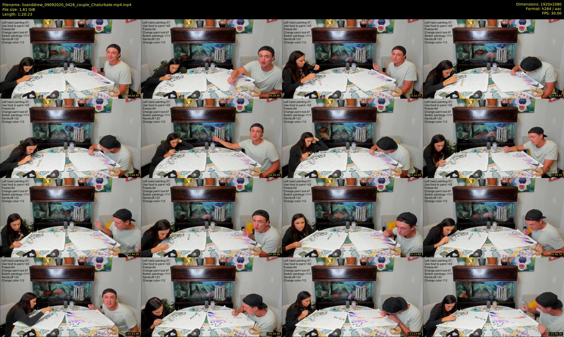 livanddrew — 81 minute Chaturbate couple cam show recording, 1080p, Sep 9, 2020