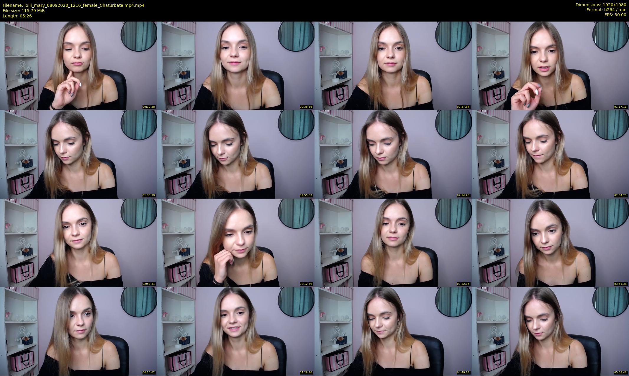 lolli_mary — 6 minute Chaturbate female cam show recording, 1080p, Sep 8, 2020