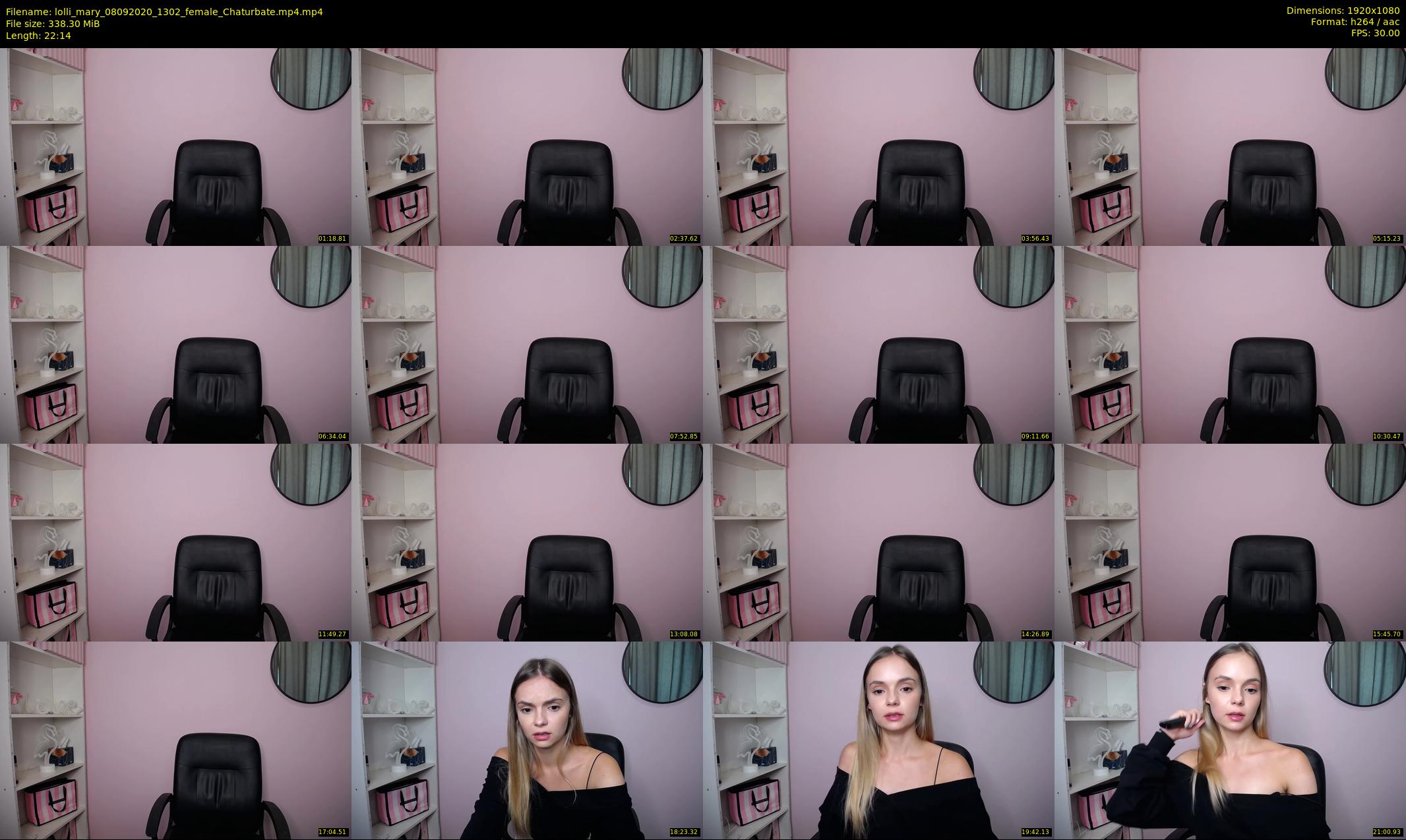 lolli_mary — 23 minute Chaturbate female cam show recording, 1080p, Sep 8, 2020
