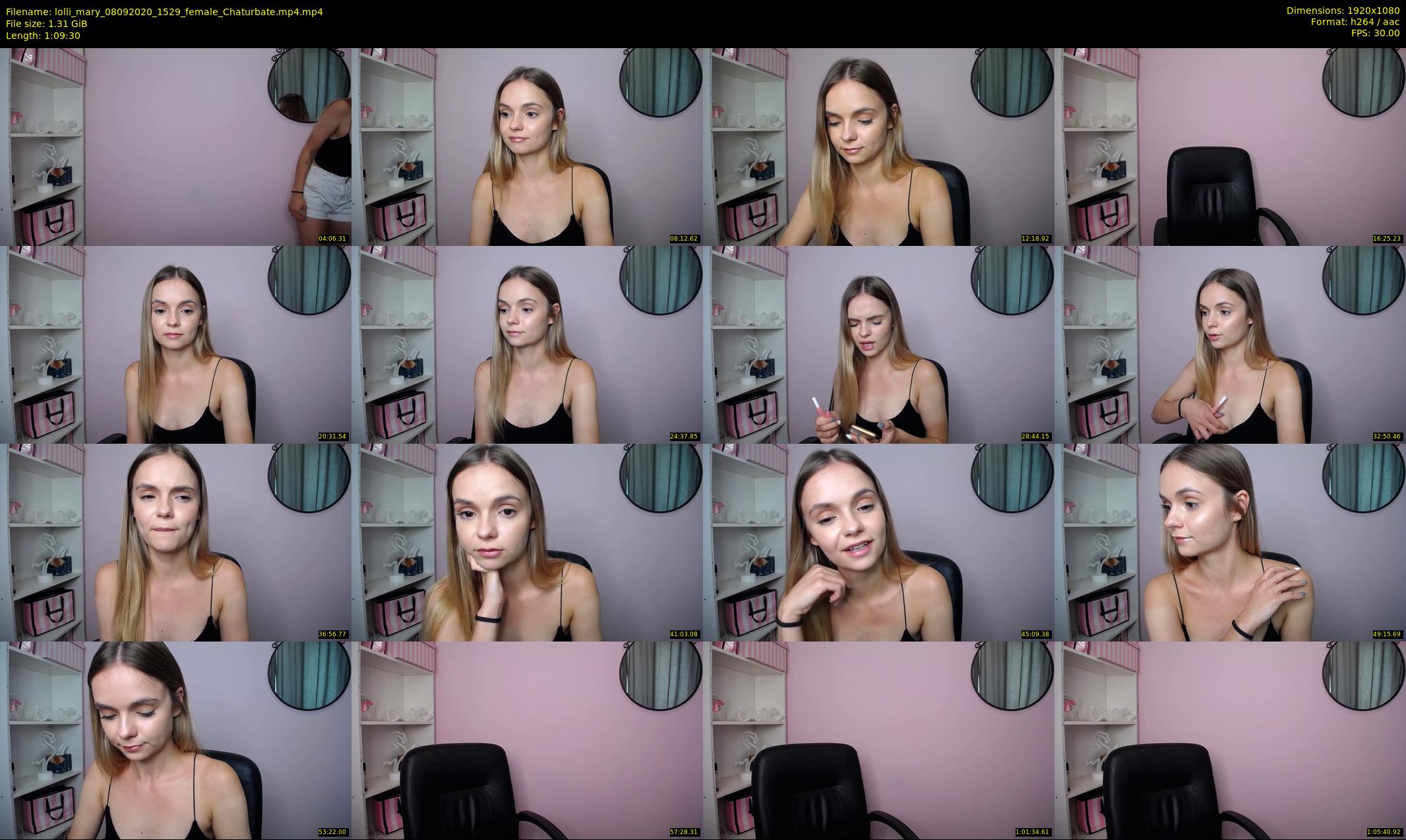 lolli_mary — 70 minute Chaturbate female cam show recording, 1080p, Sep 8, 2020