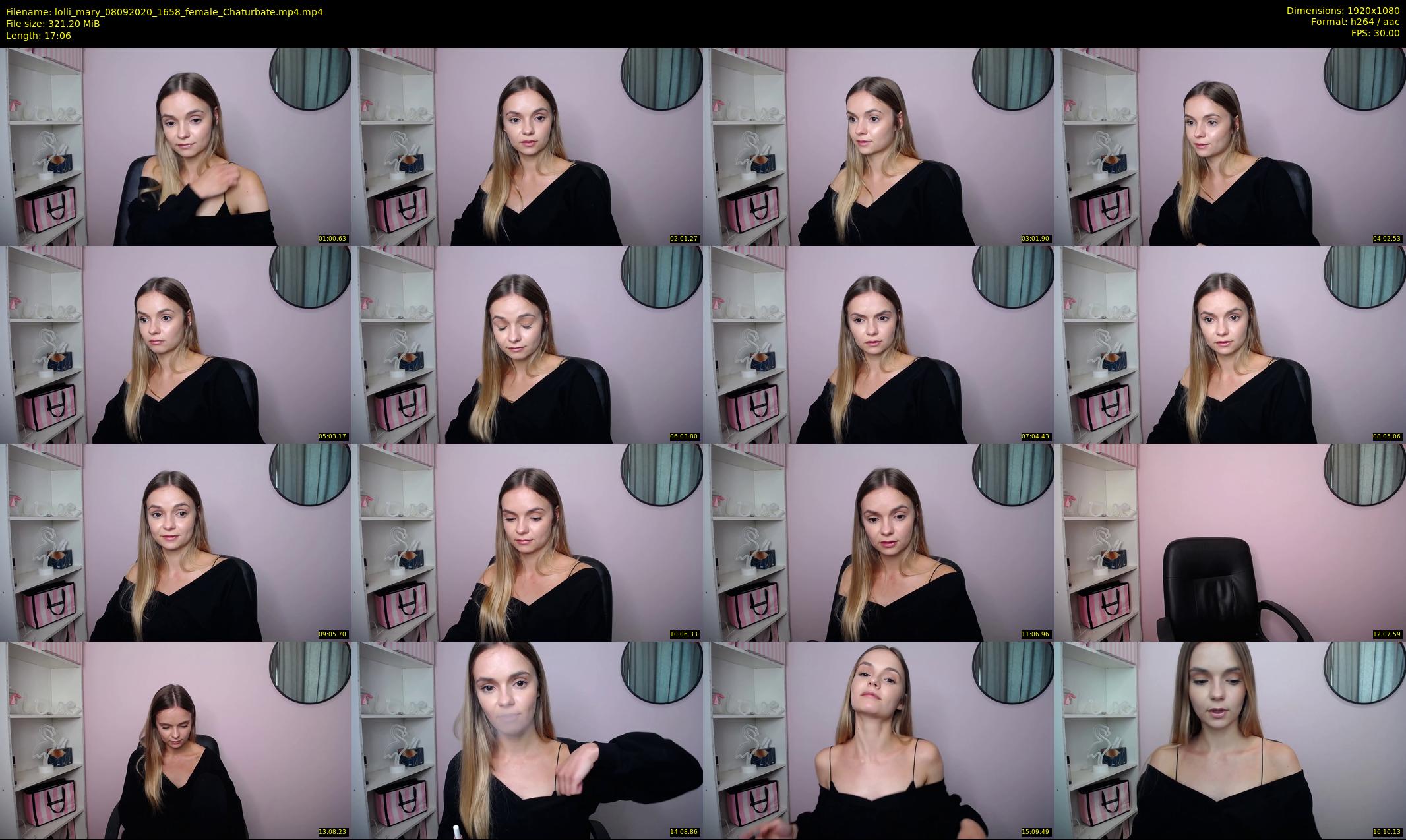 lolli_mary — 18 minute Chaturbate female cam show recording, 1080p, Sep 8, 2020