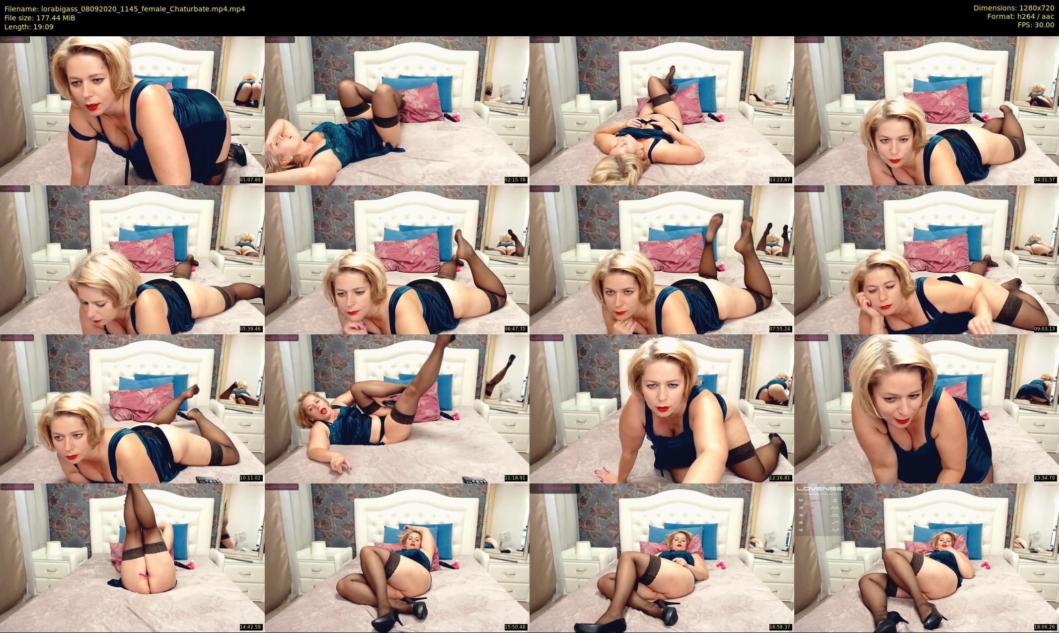 lorabigass — 20 minute Chaturbate female cam show recording, 720p, Sep 8, 2020
