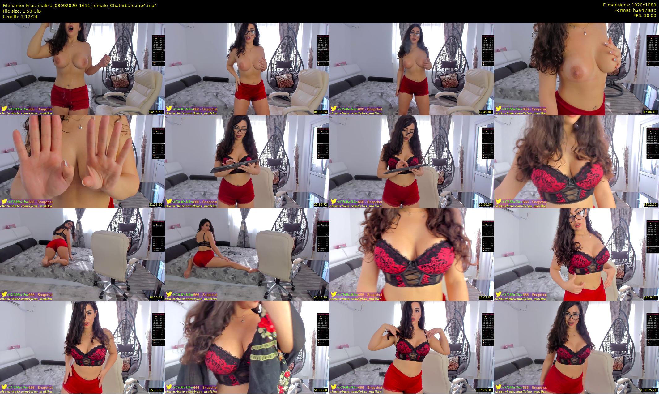 lylas_malika — 73 minute Chaturbate female cam show recording, 1080p, Sep 8, 2020